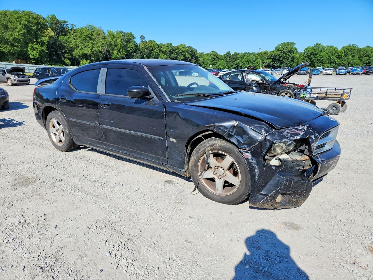 2010 Dodge Charger Sxt Черный vin: 2B3CA3CVXAH158640