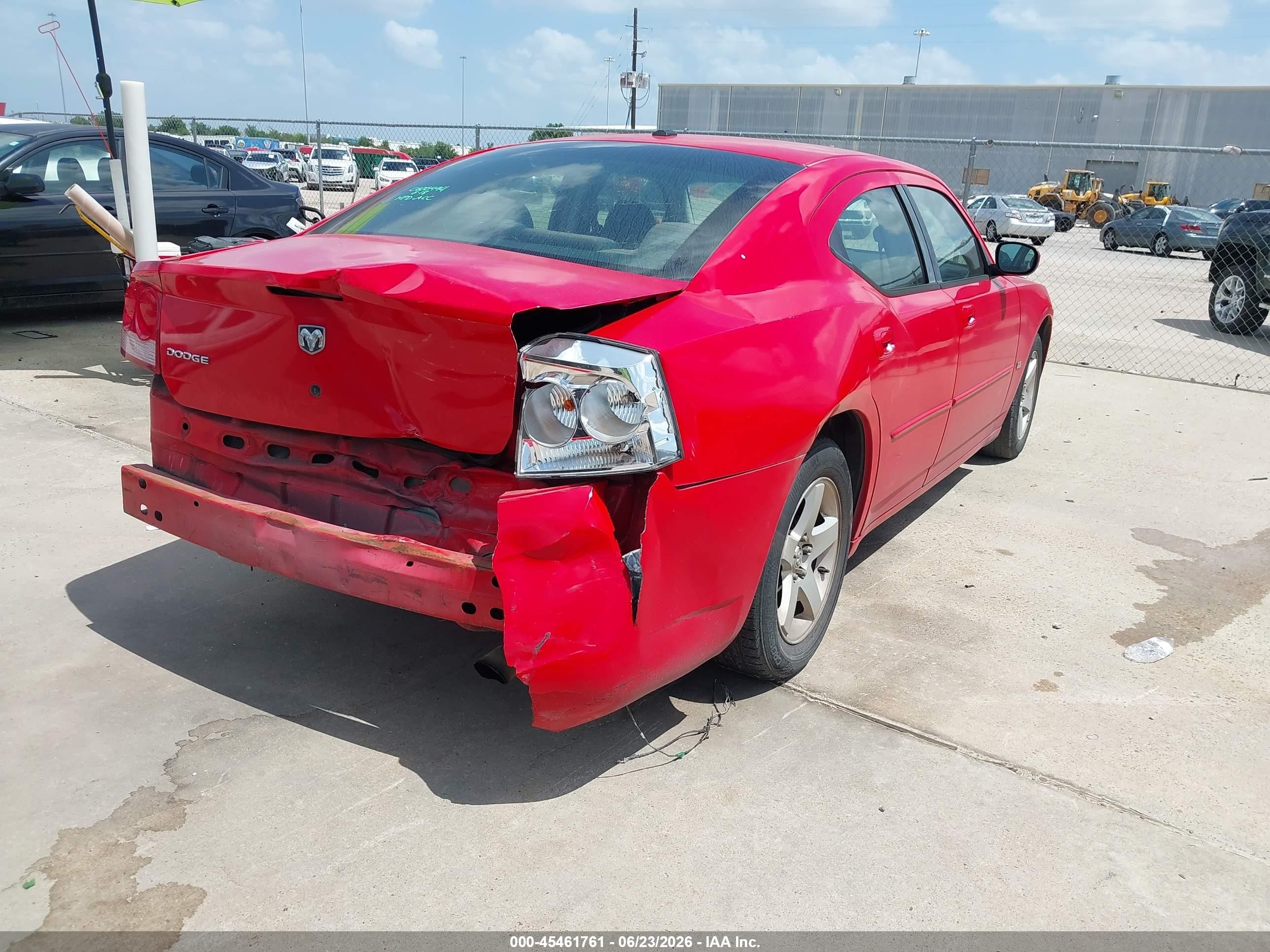 2010 Dodge Charger Sxt Red vin: 2B3CA3CVXAH210140