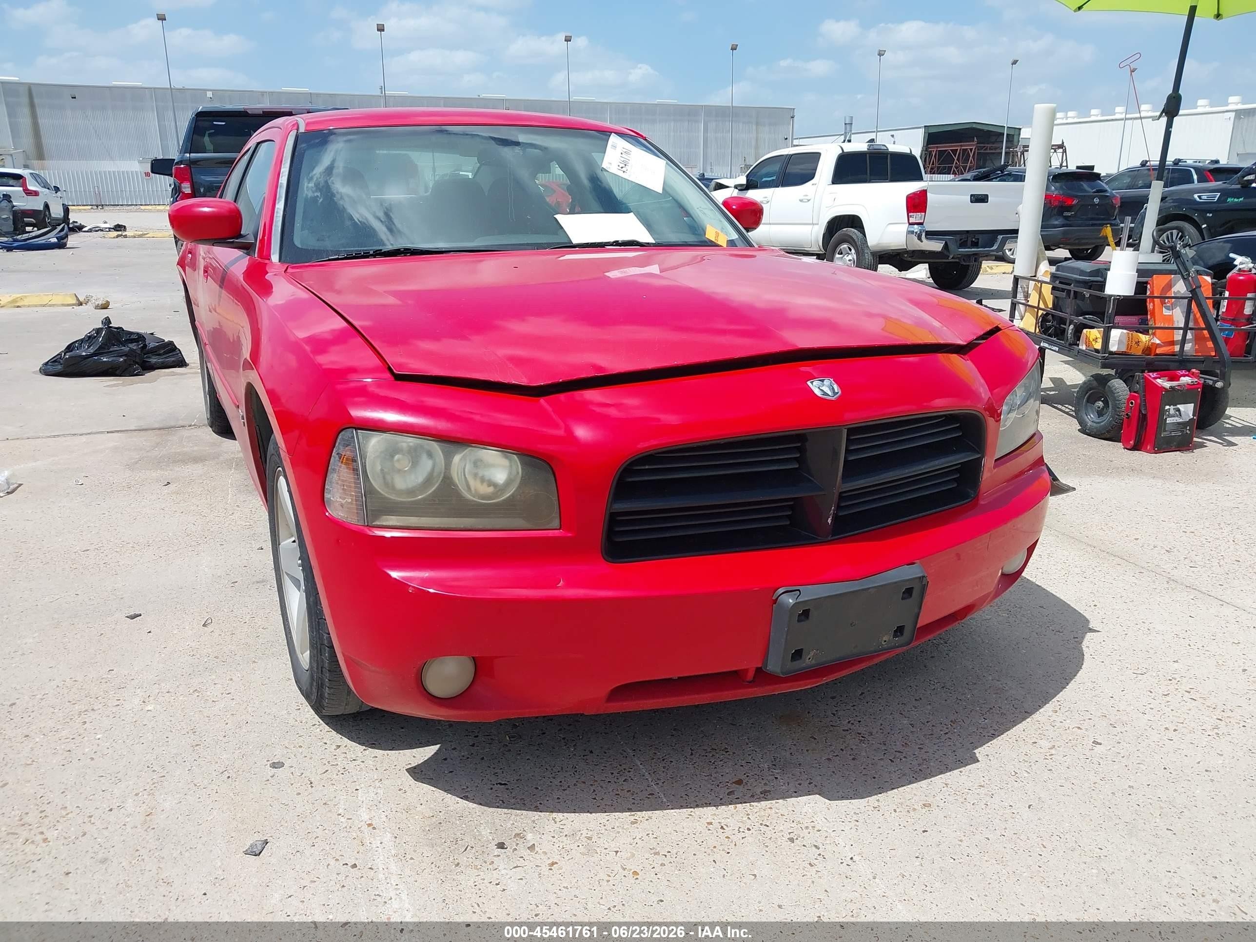 2010 Dodge Charger Sxt Red vin: 2B3CA3CVXAH210140