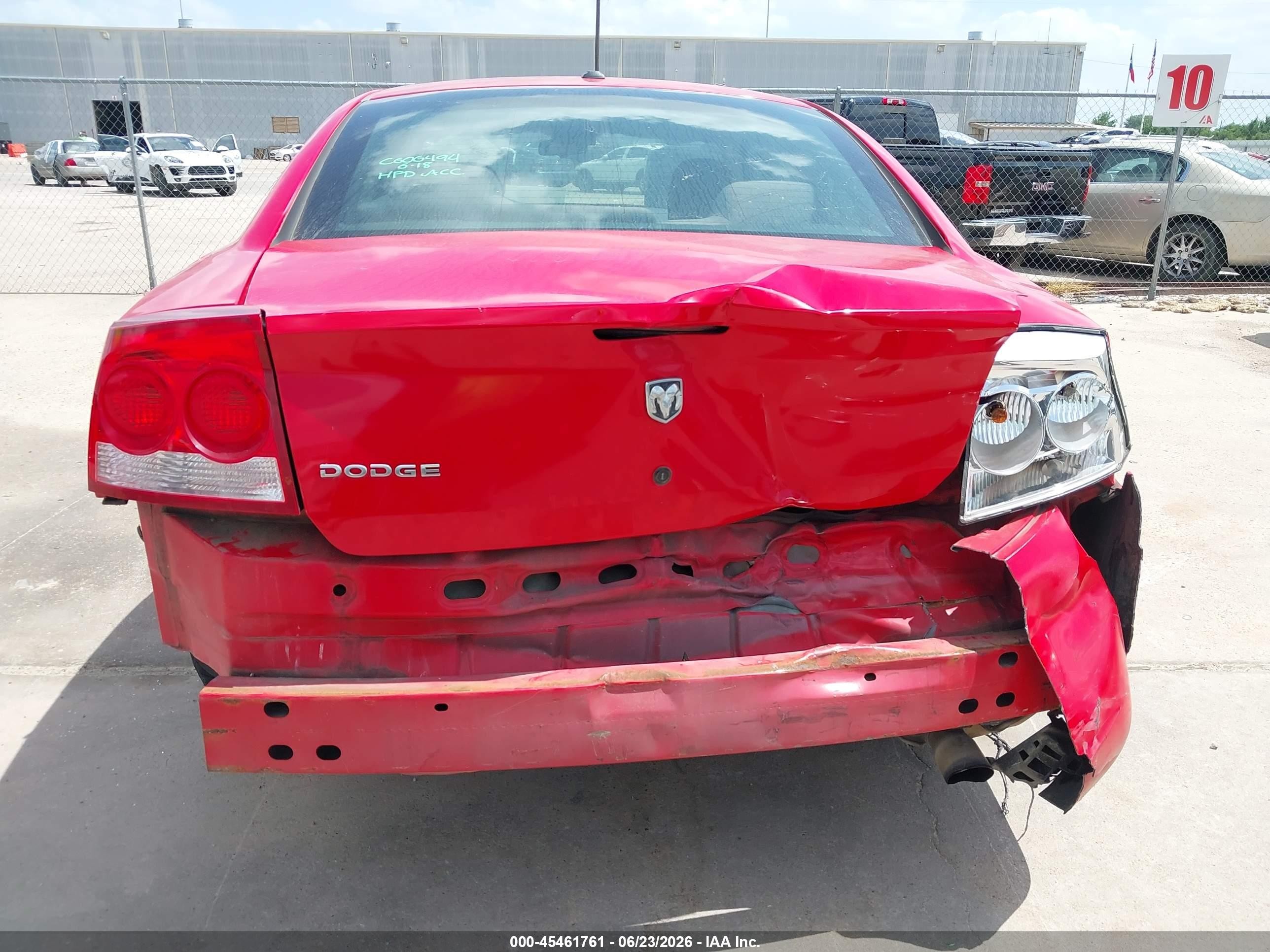 2010 Dodge Charger Sxt Red vin: 2B3CA3CVXAH210140