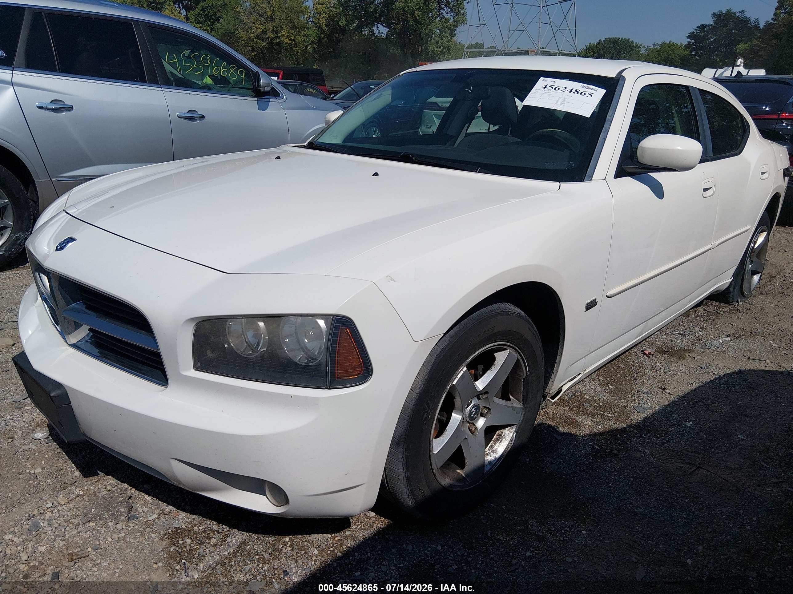 2010 Dodge Charger Sxt Белый vin: 2B3CA3CVXAH228931