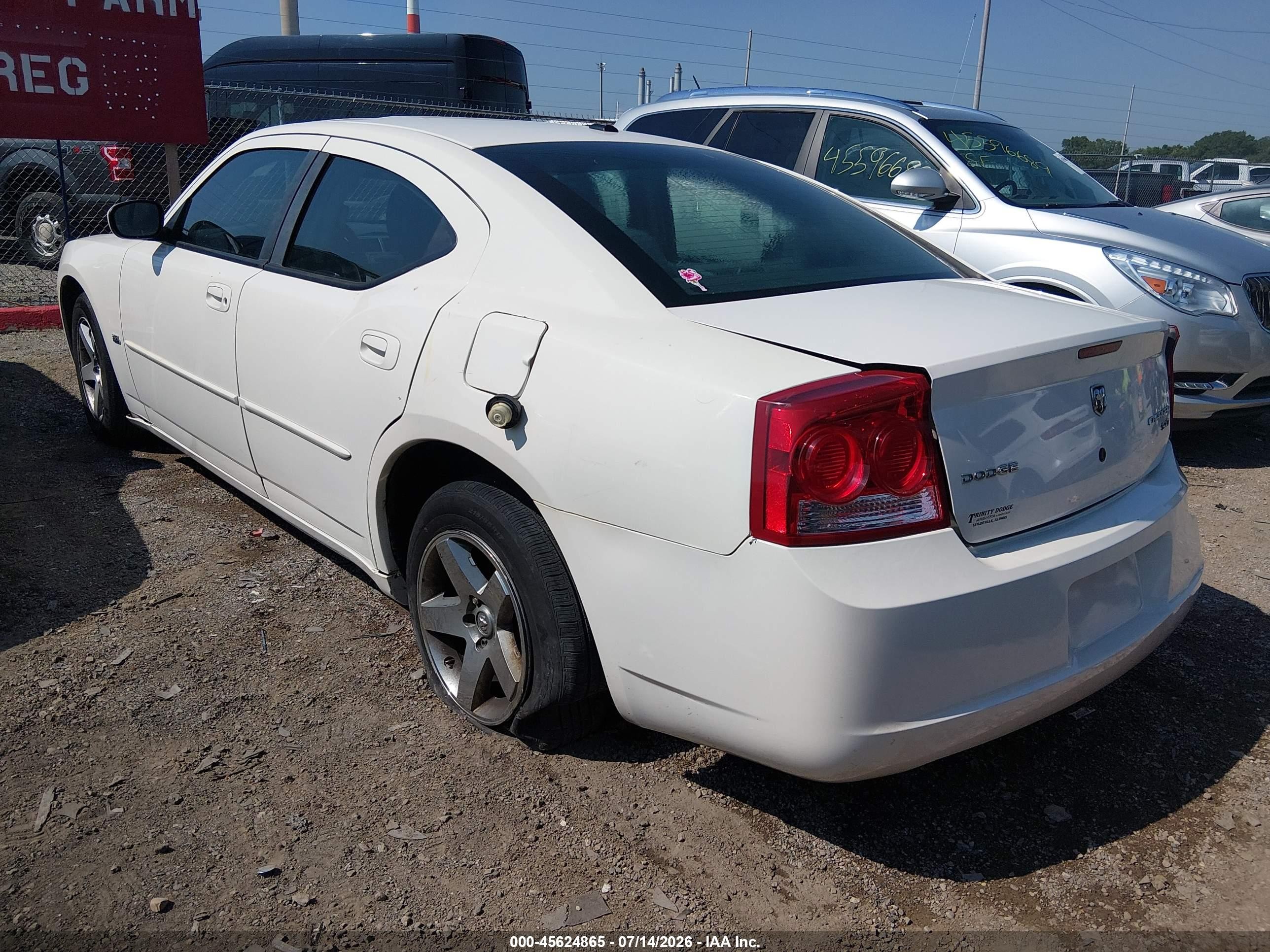 2010 Dodge Charger Sxt Белый vin: 2B3CA3CVXAH228931