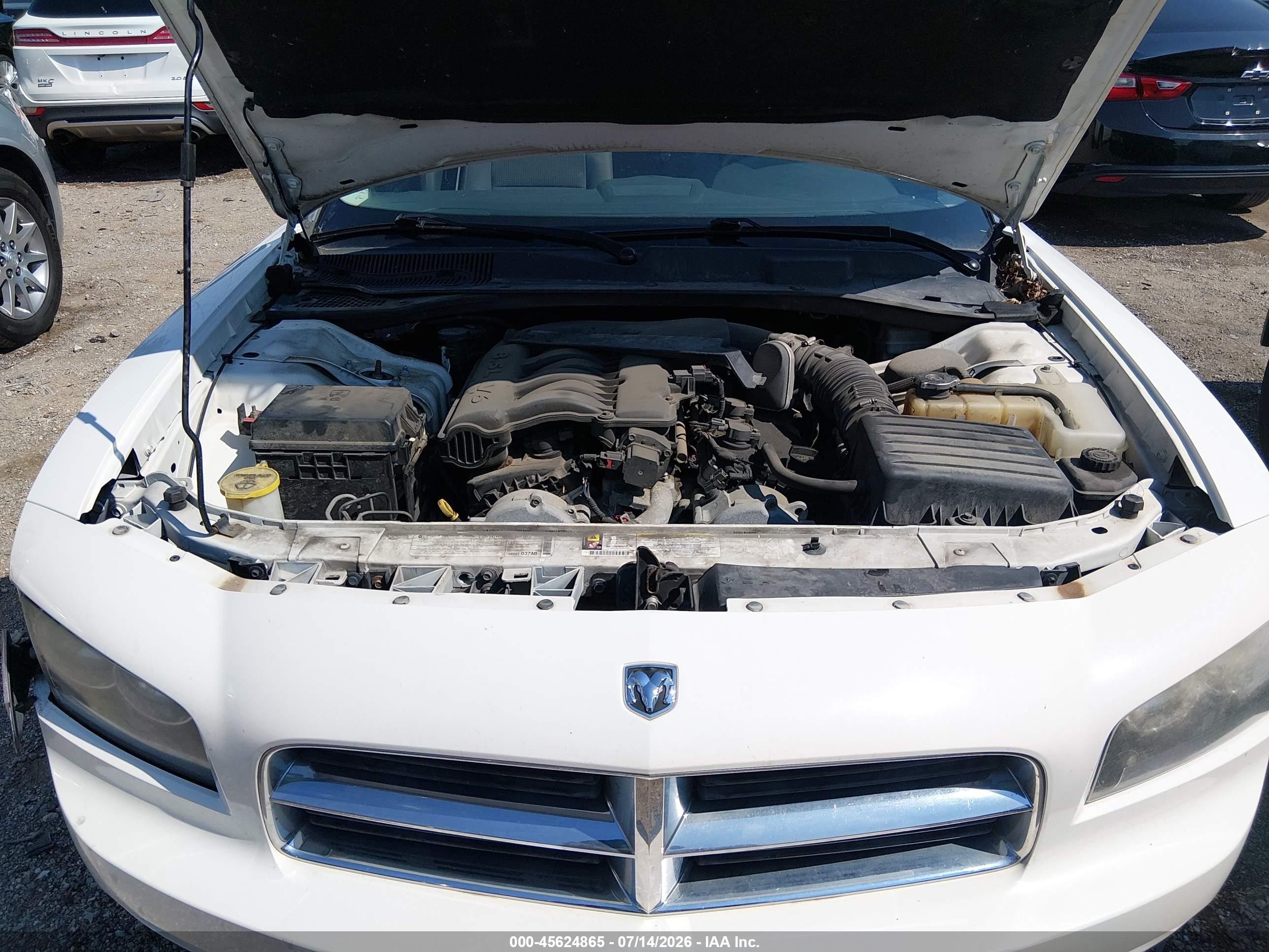 2010 Dodge Charger Sxt Белый vin: 2B3CA3CVXAH228931