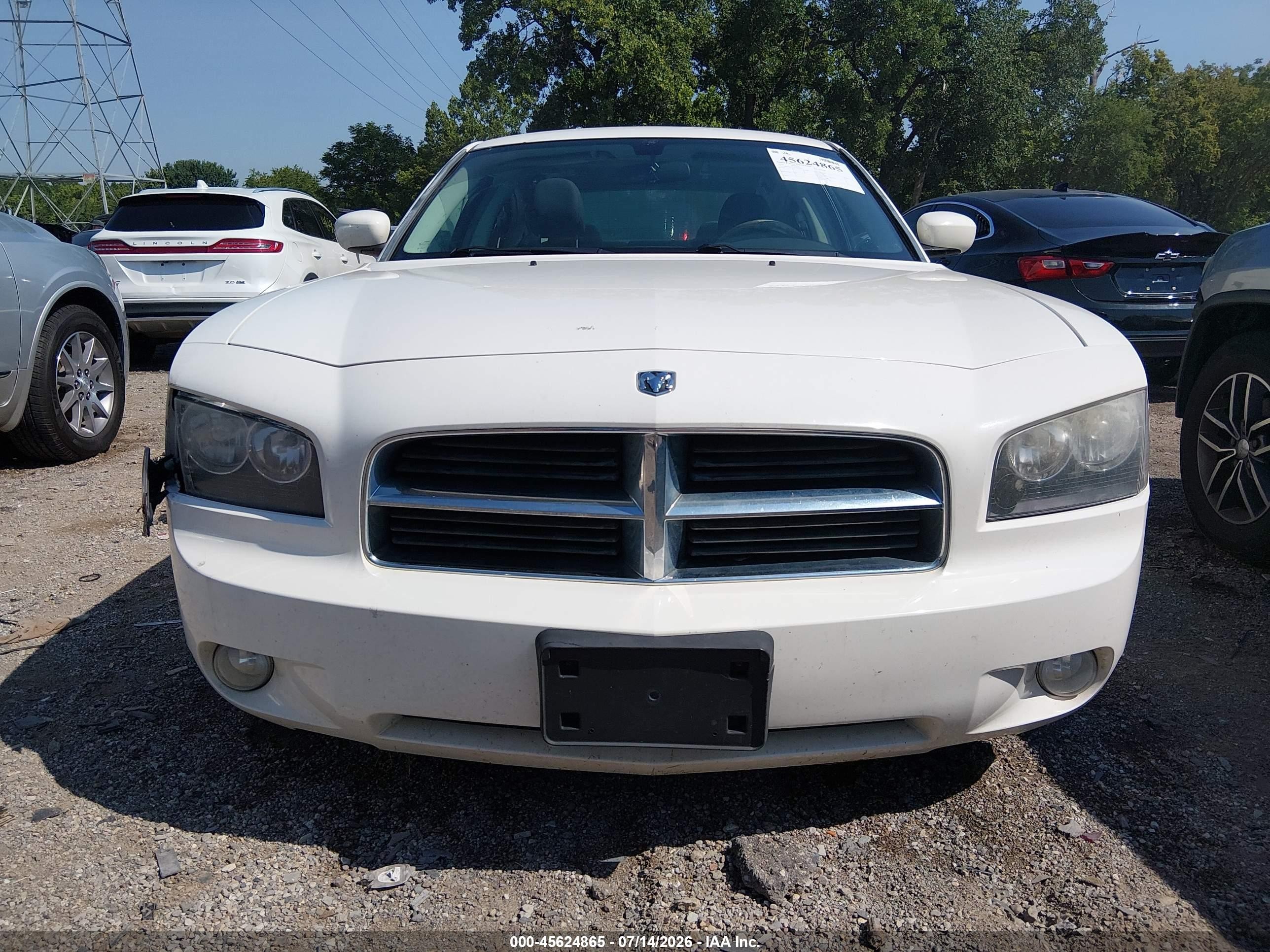 2010 Dodge Charger Sxt Белый vin: 2B3CA3CVXAH228931