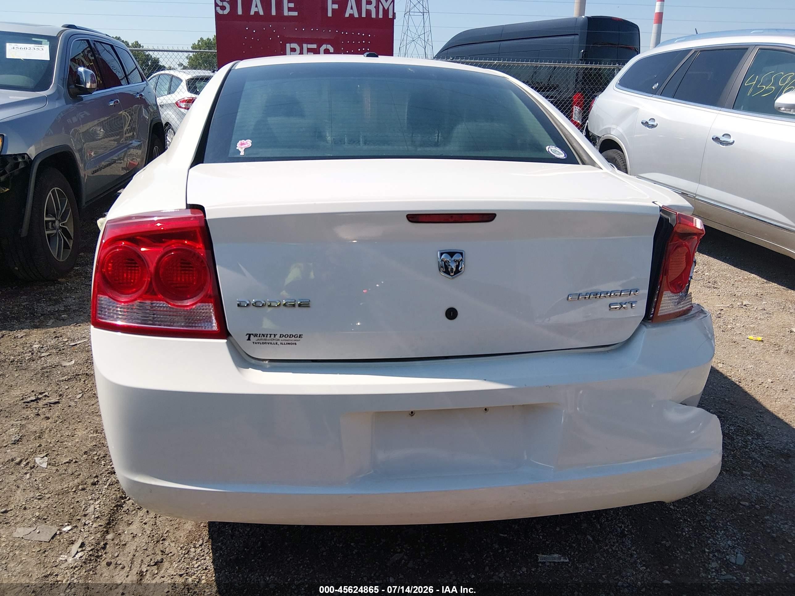 2010 Dodge Charger Sxt Белый vin: 2B3CA3CVXAH228931