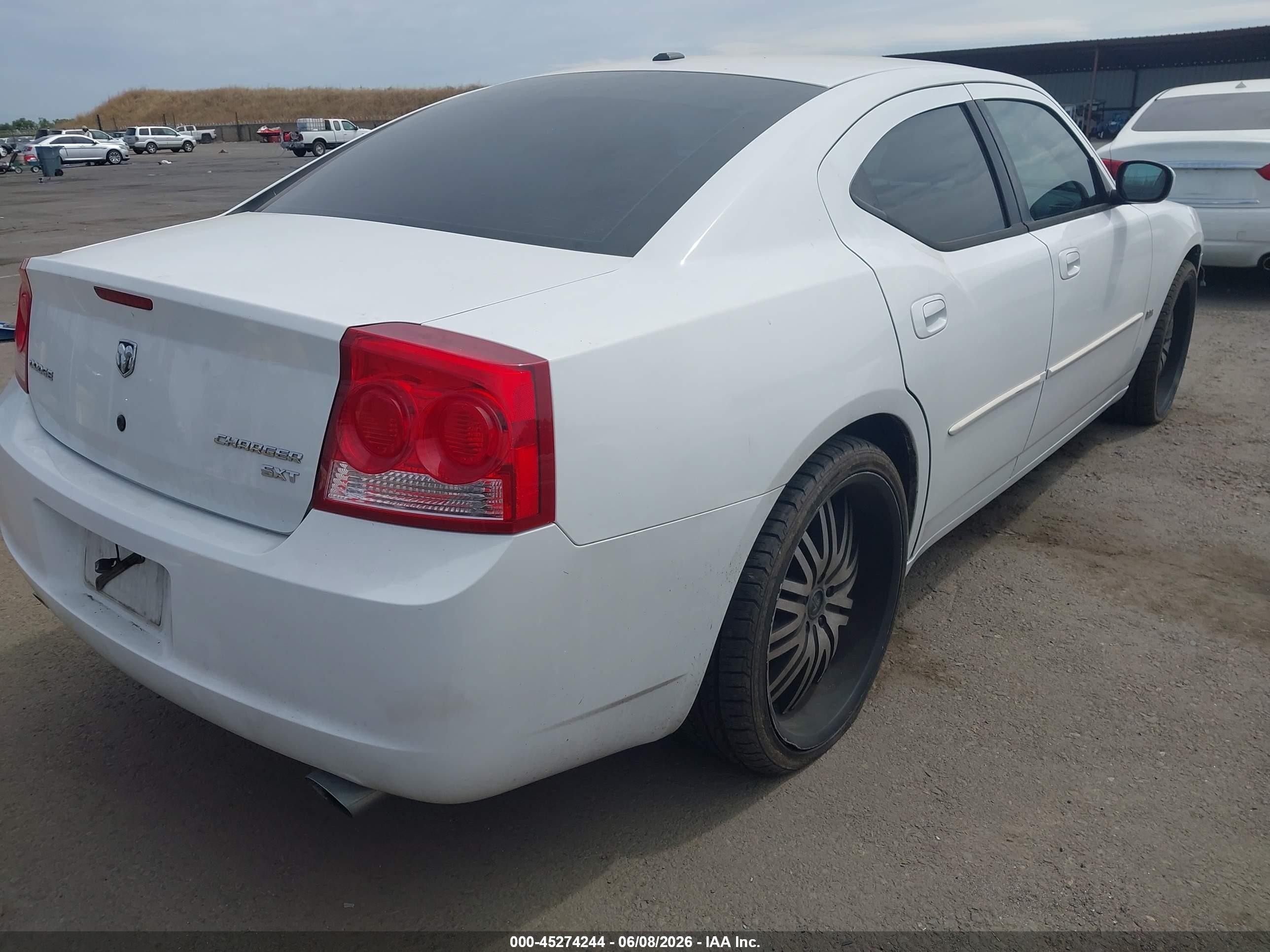 2010 Dodge Charger Sxt White vin: 2B3CA3CVXAH273688