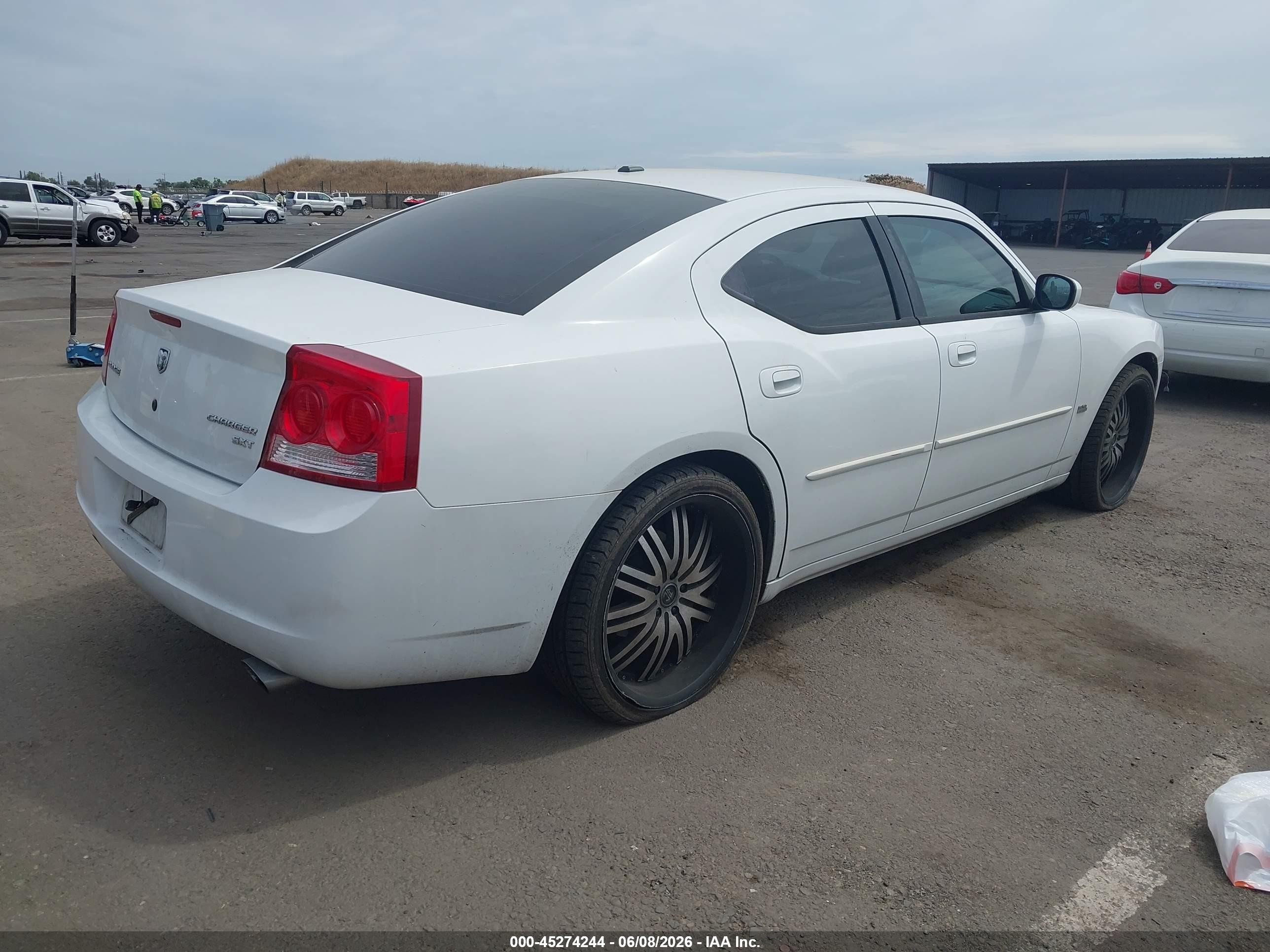 2010 Dodge Charger Sxt White vin: 2B3CA3CVXAH273688