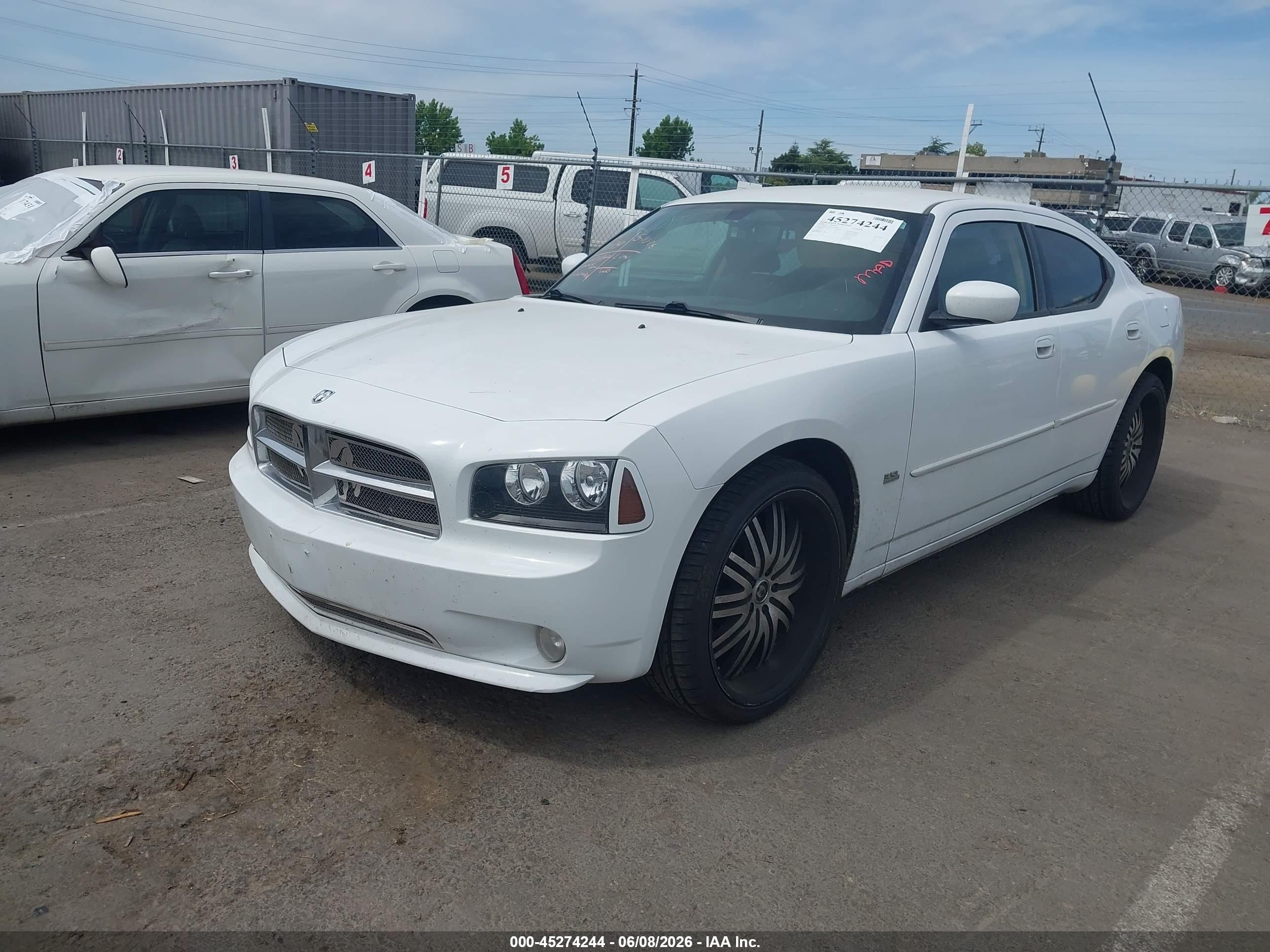 2010 Dodge Charger Sxt White vin: 2B3CA3CVXAH273688