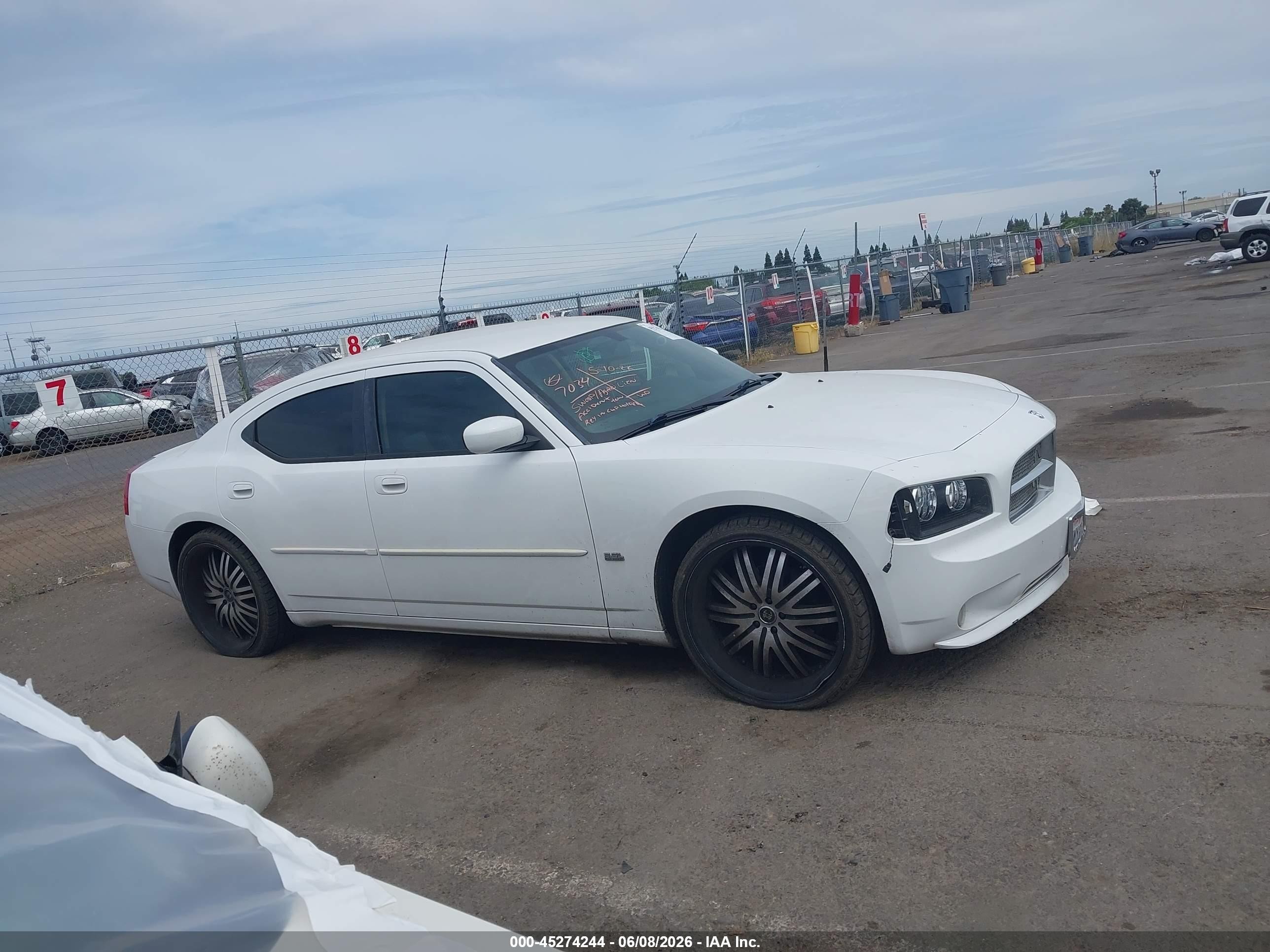 2010 Dodge Charger Sxt White vin: 2B3CA3CVXAH273688