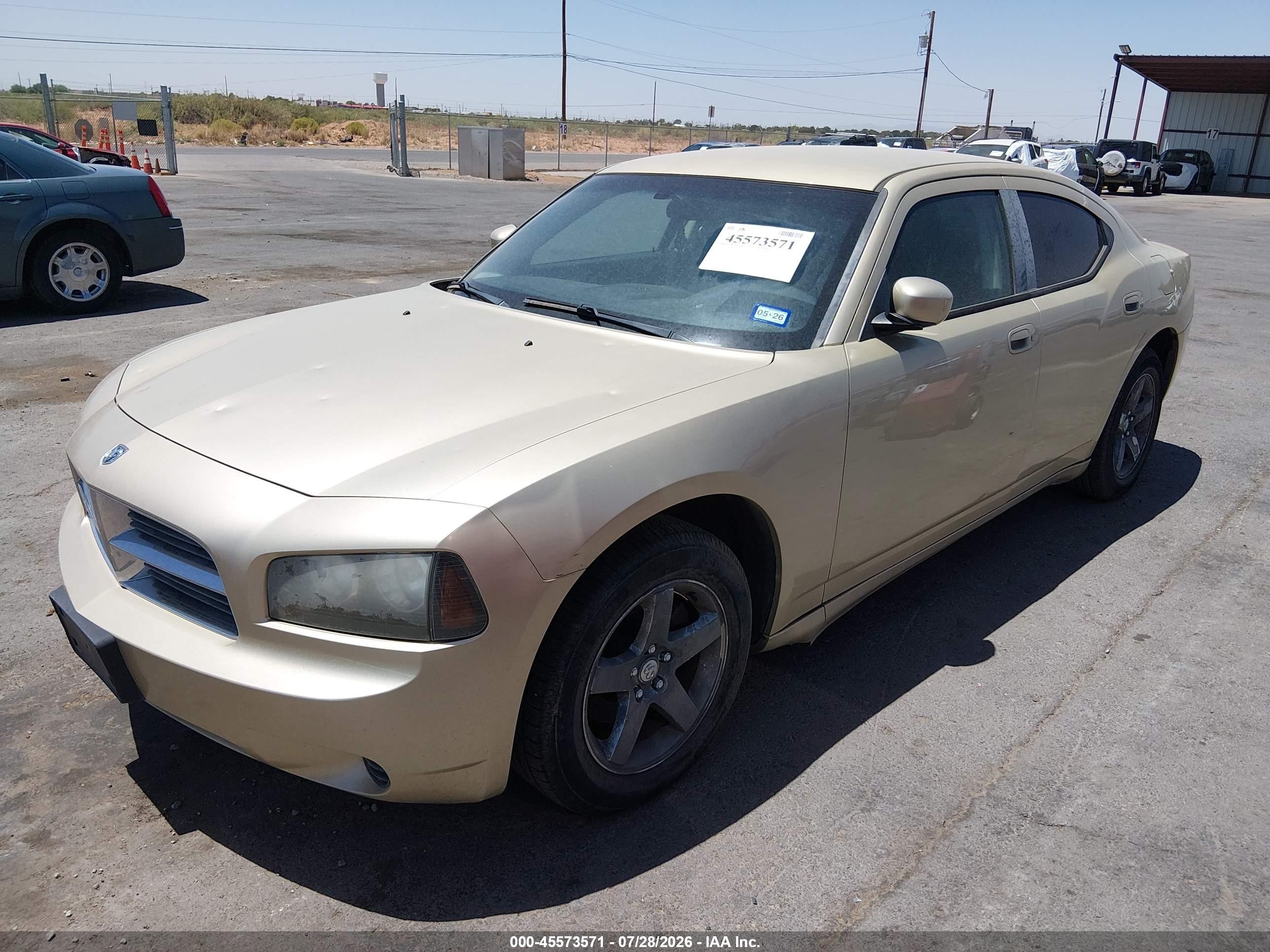 2010 Dodge Charger   Gold vin: 2B3CA4CD0AH175539