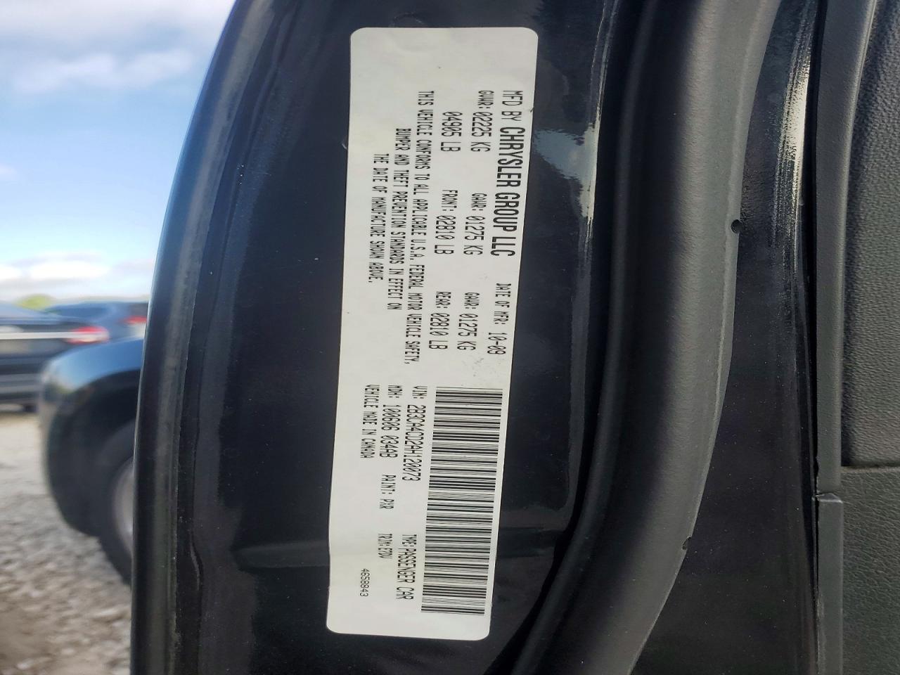 2010 Dodge Charger Black vin: 2B3CA4CD2AH120073