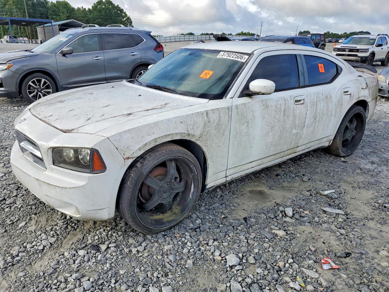 2010 Dodge Charger White vin: 2B3CA4CD5AH134405