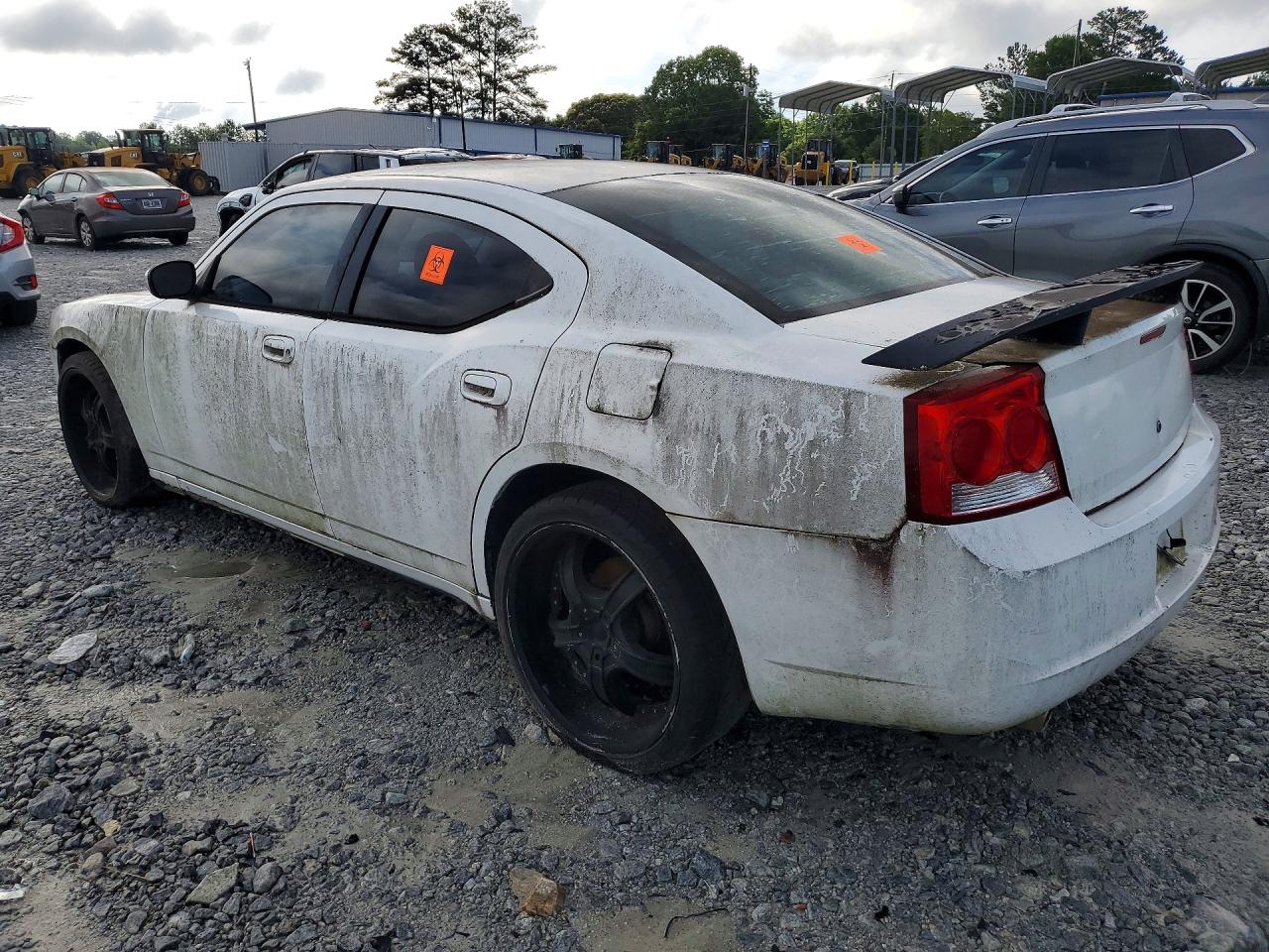 2010 Dodge Charger White vin: 2B3CA4CD5AH134405