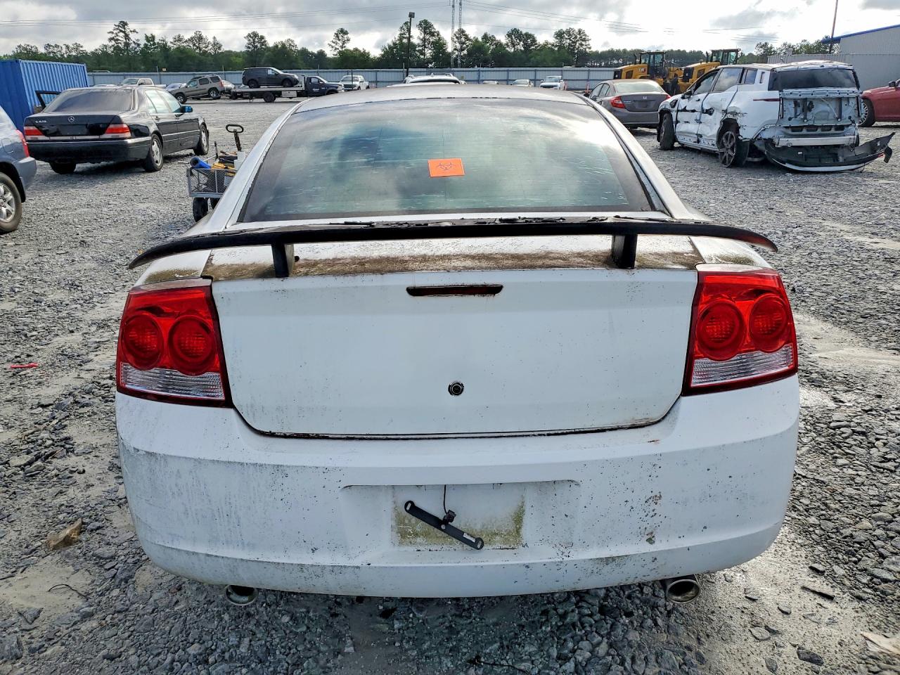 2010 Dodge Charger White vin: 2B3CA4CD5AH134405