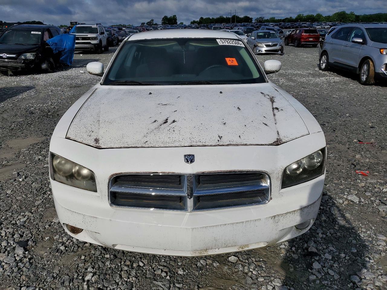 2010 Dodge Charger White vin: 2B3CA4CD5AH134405
