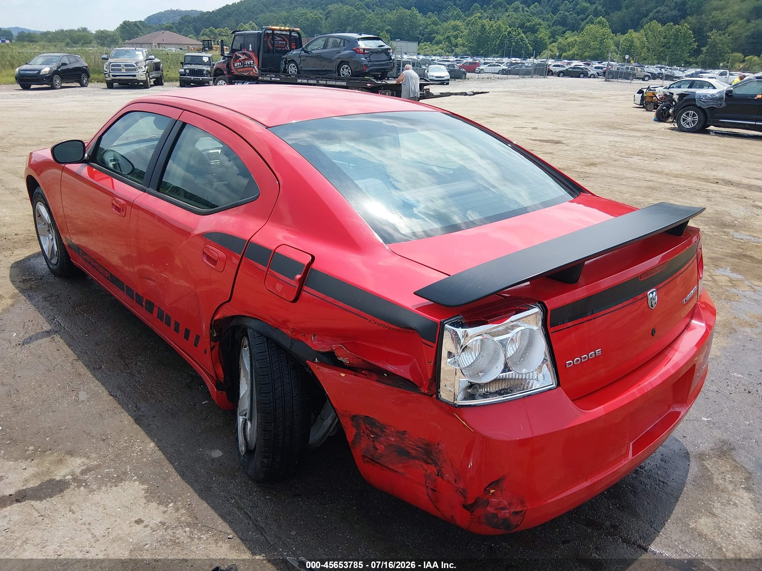 2010 Dodge Charger   Red vin: 2B3CA4CD7AH150976