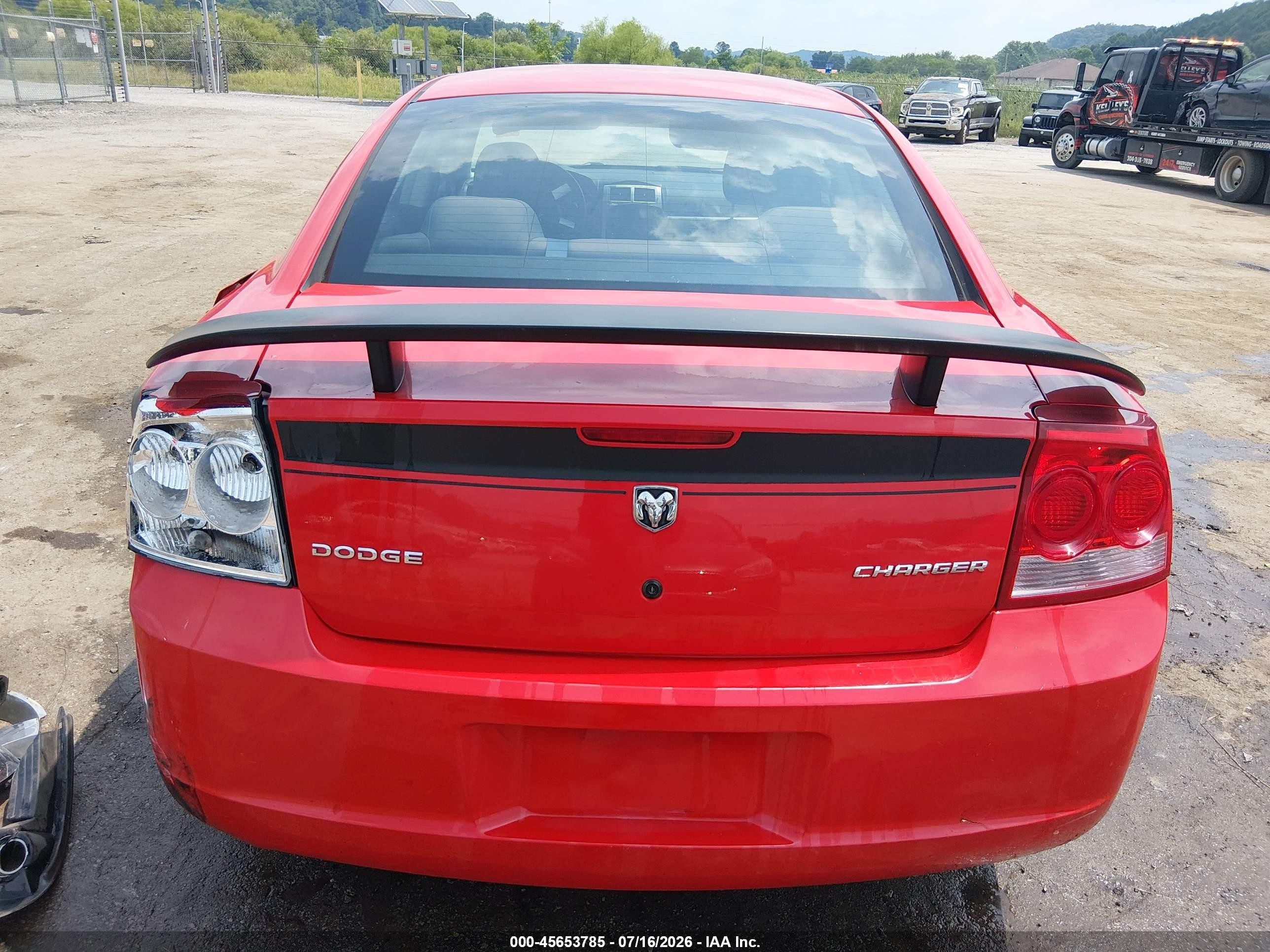 2010 Dodge Charger   Red vin: 2B3CA4CD7AH150976