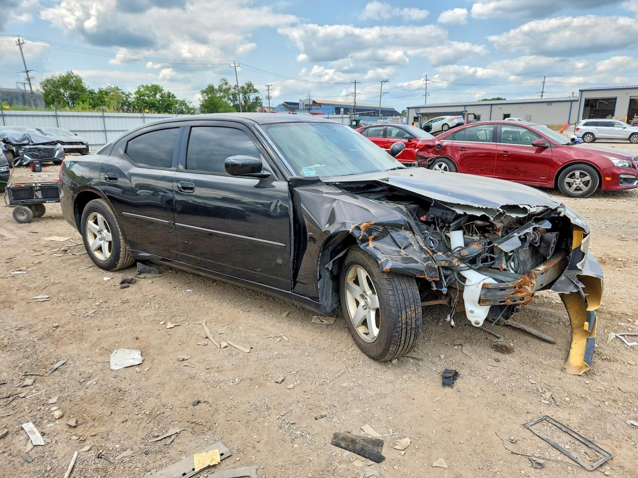 2010 Dodge Charger Black vin: 2B3CA4CD7AH305882