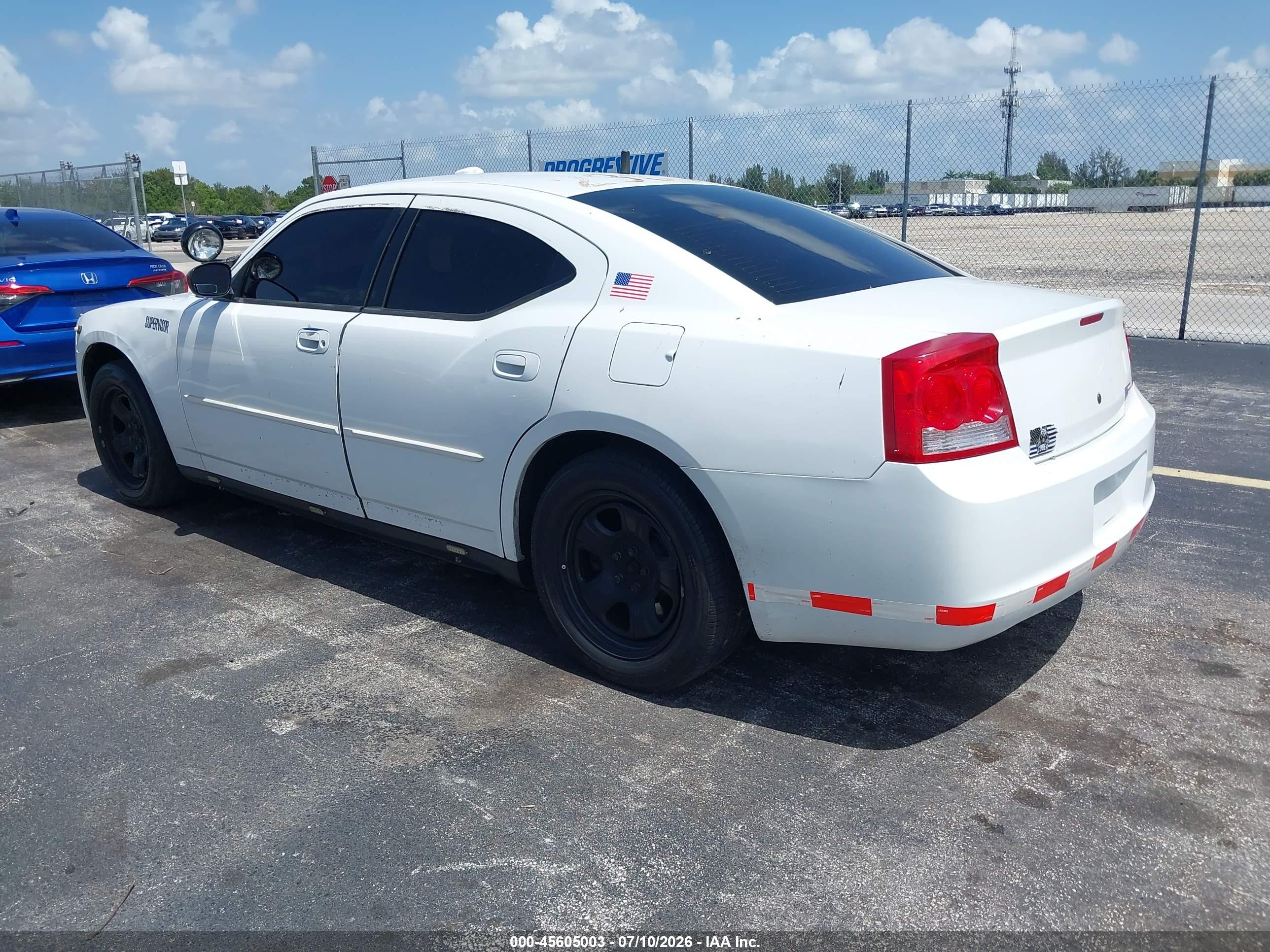 2010 Dodge Charger Белый vin: 2B3CA4CV6AH302772