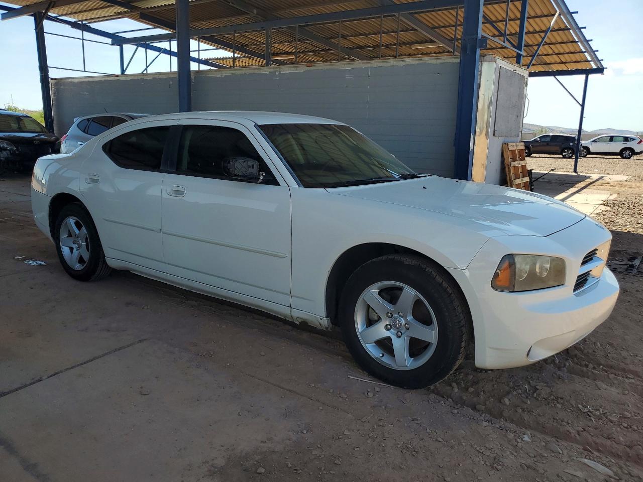 2010 Dodge Charger White vin: 2B3CA4CVXAH153511