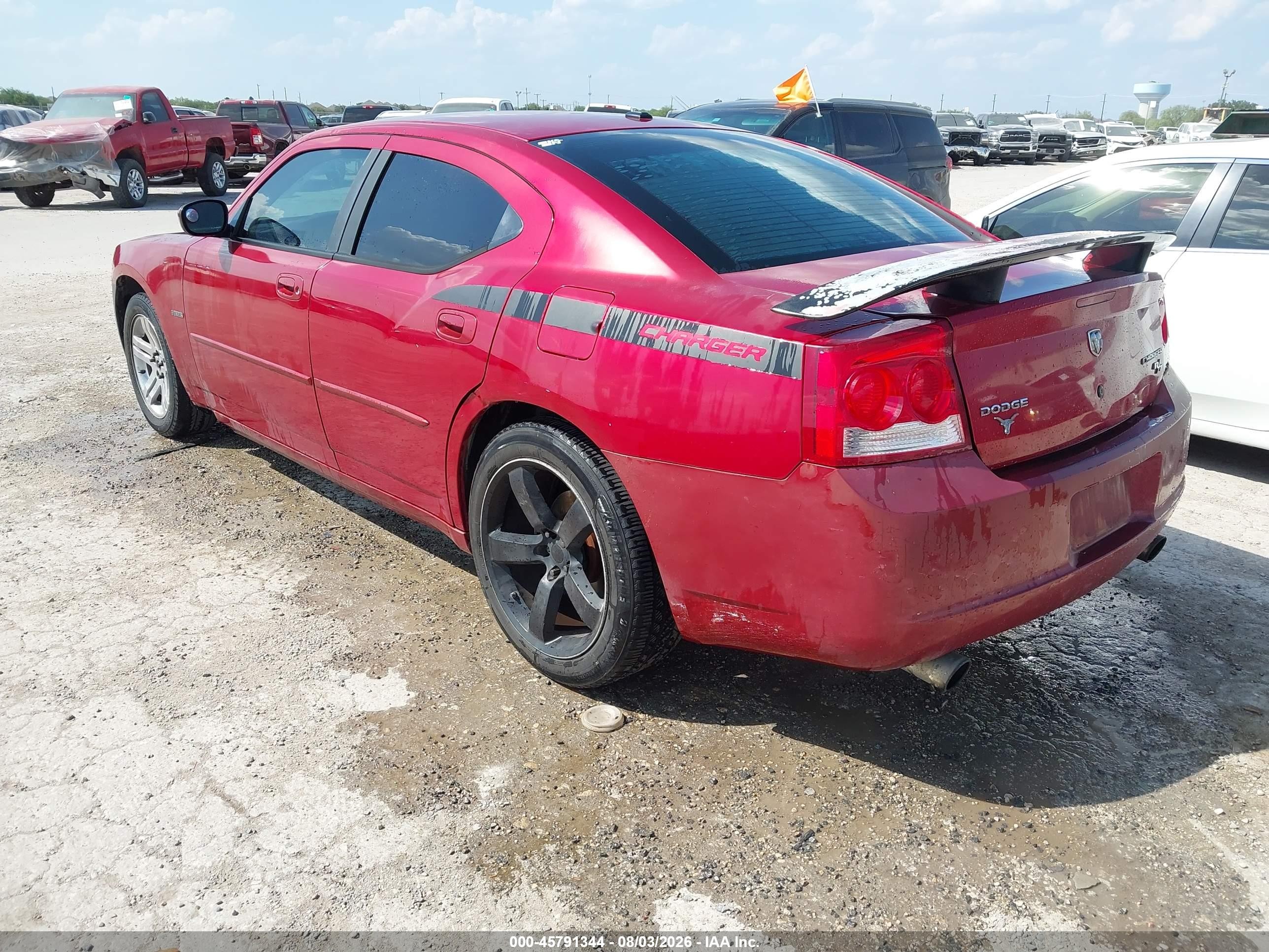 2010 Dodge Charger R/t Red vin: 2B3CA5CT1AH181962