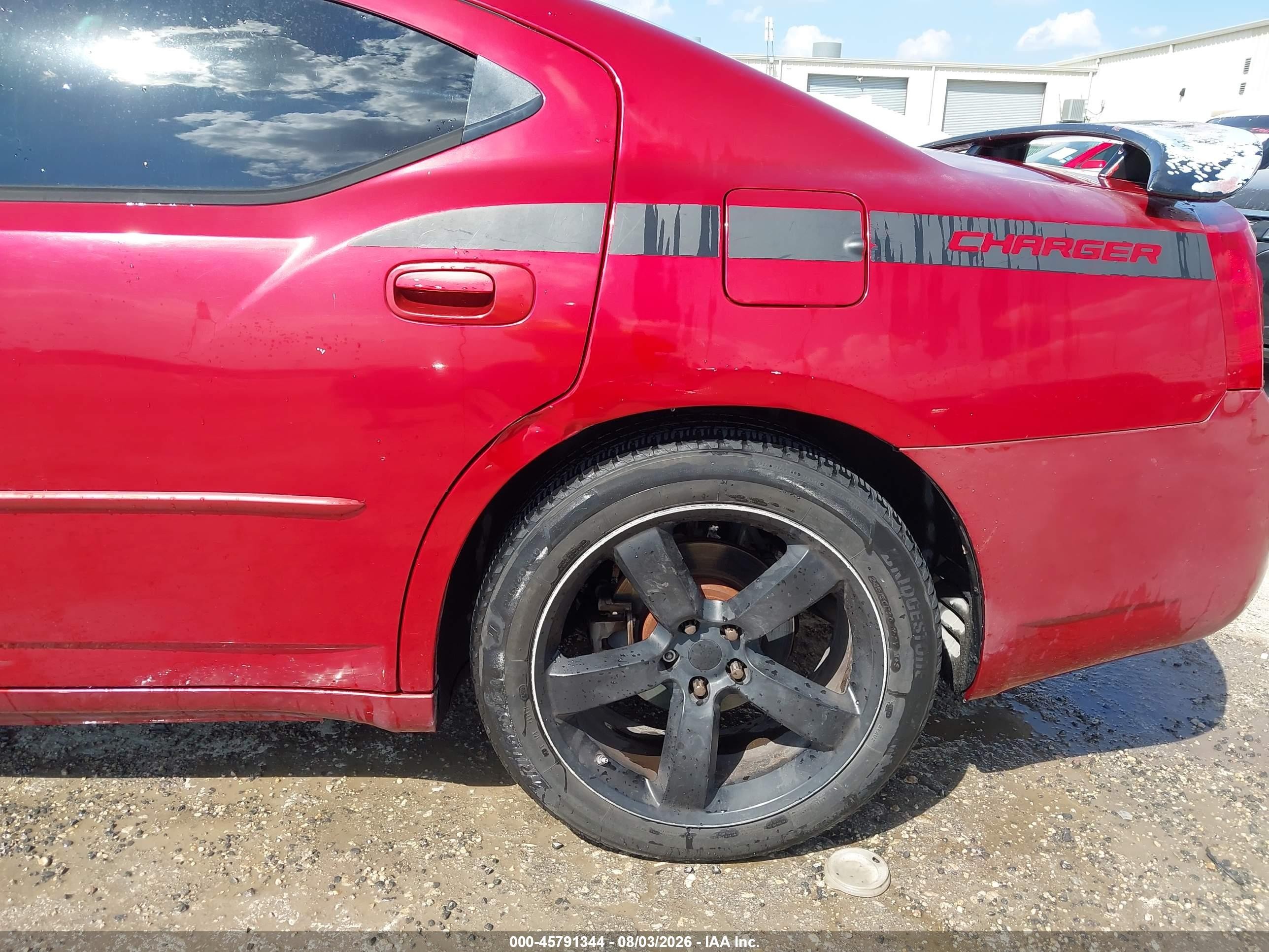 2010 Dodge Charger R/t Red vin: 2B3CA5CT1AH181962