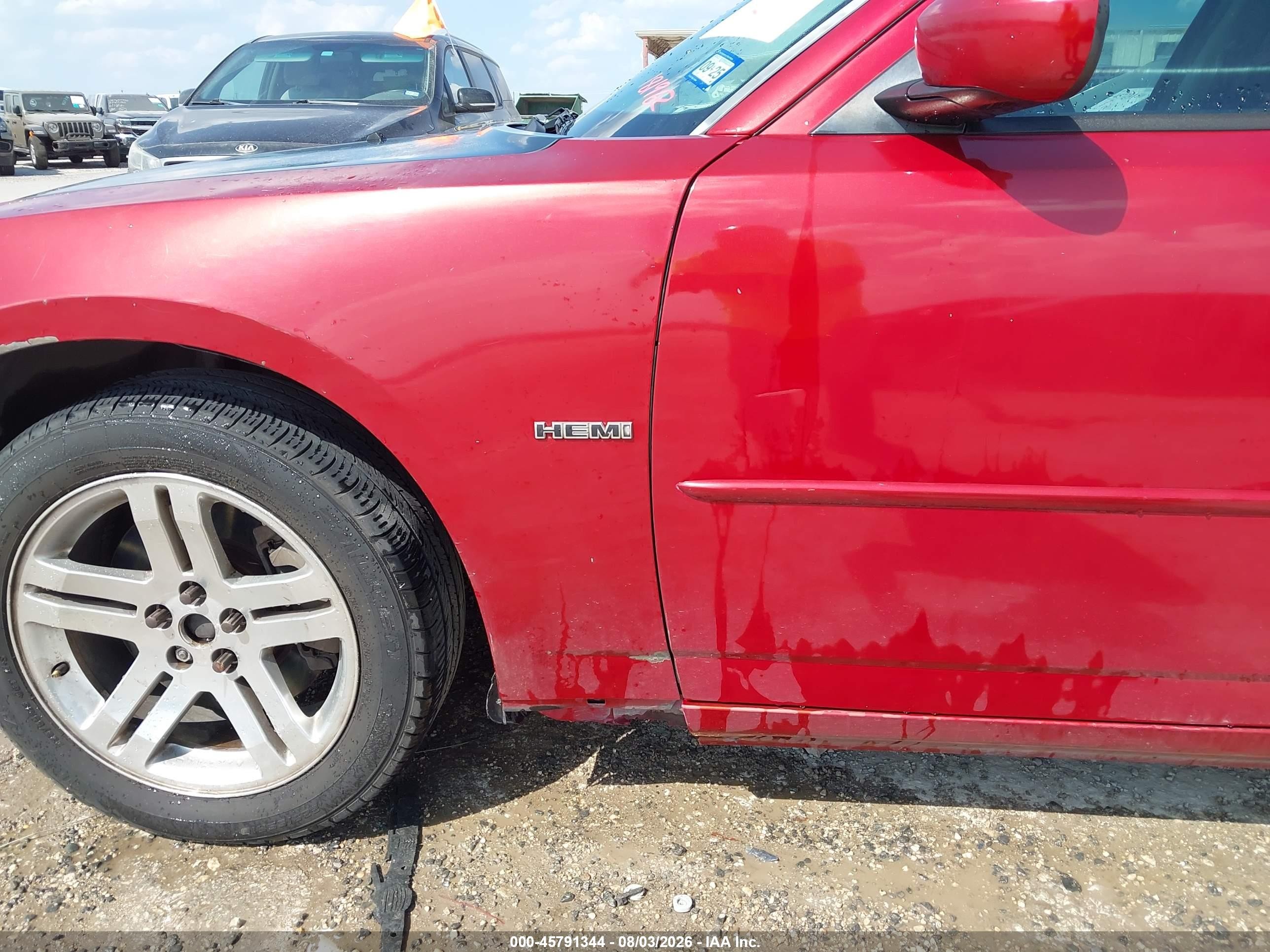 2010 Dodge Charger R/t Red vin: 2B3CA5CT1AH181962
