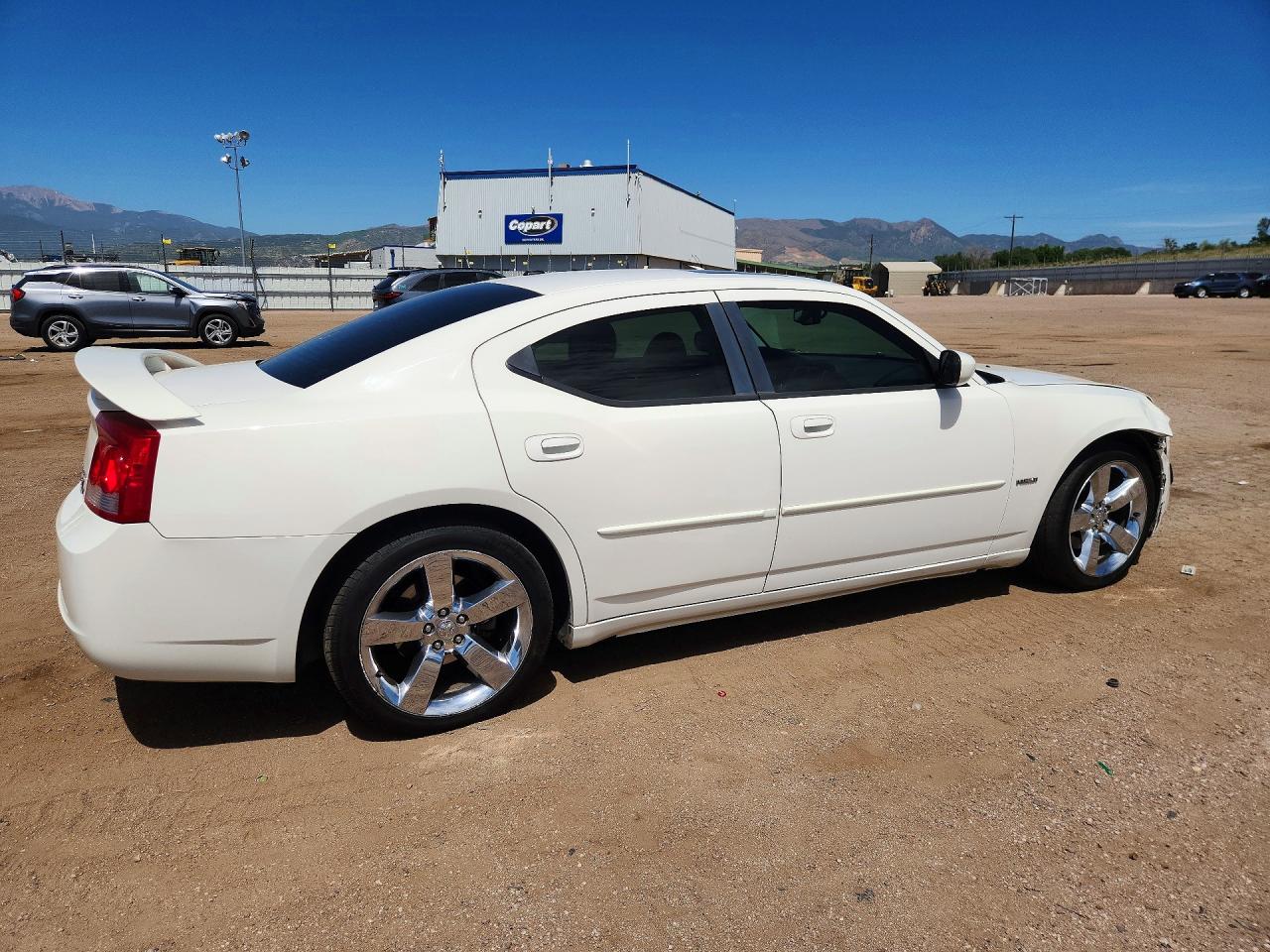 2010 Dodge Charger R/t White vin: 2B3CA5CT3AH113436