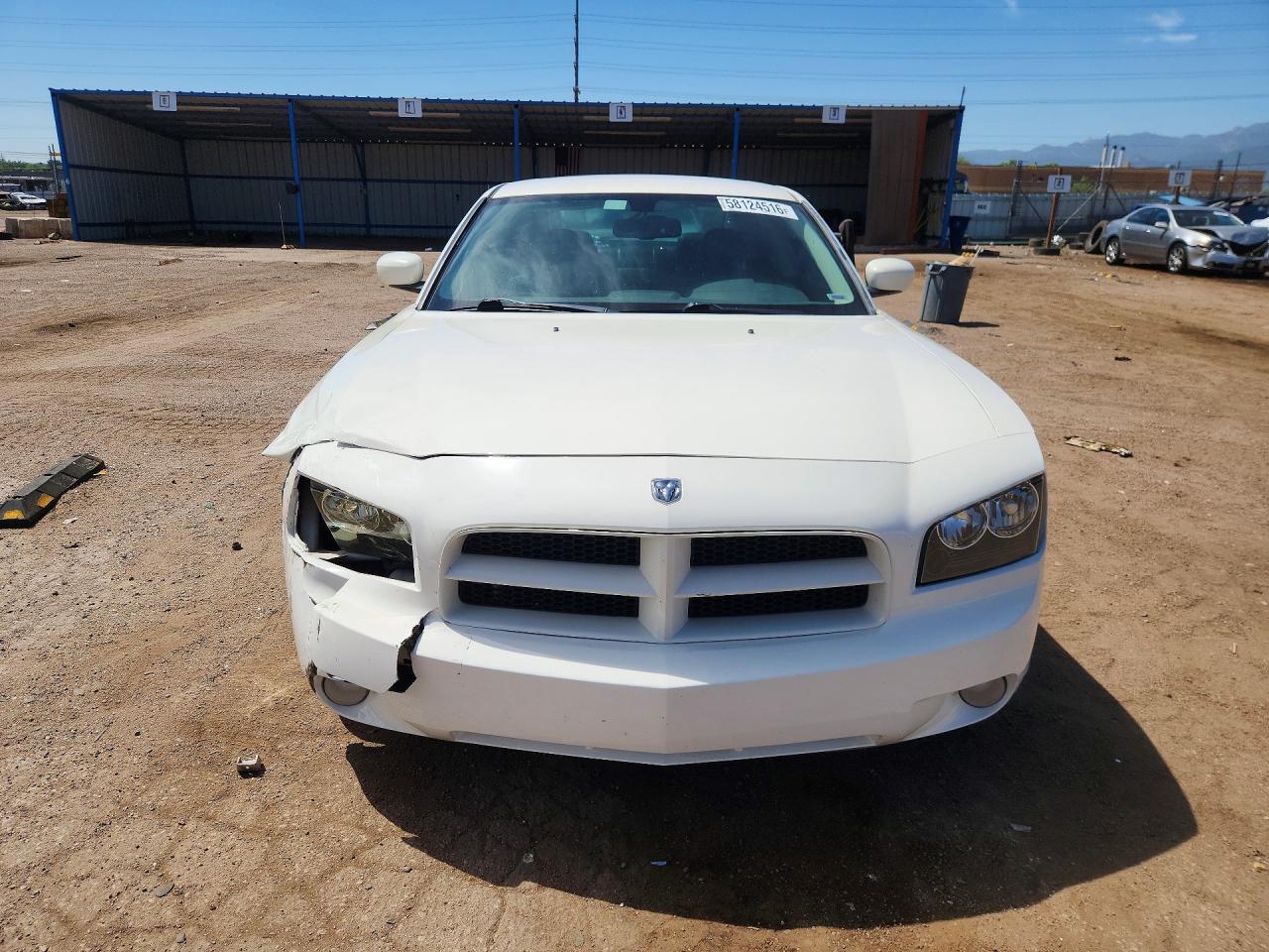 2010 Dodge Charger R/t White vin: 2B3CA5CT3AH113436