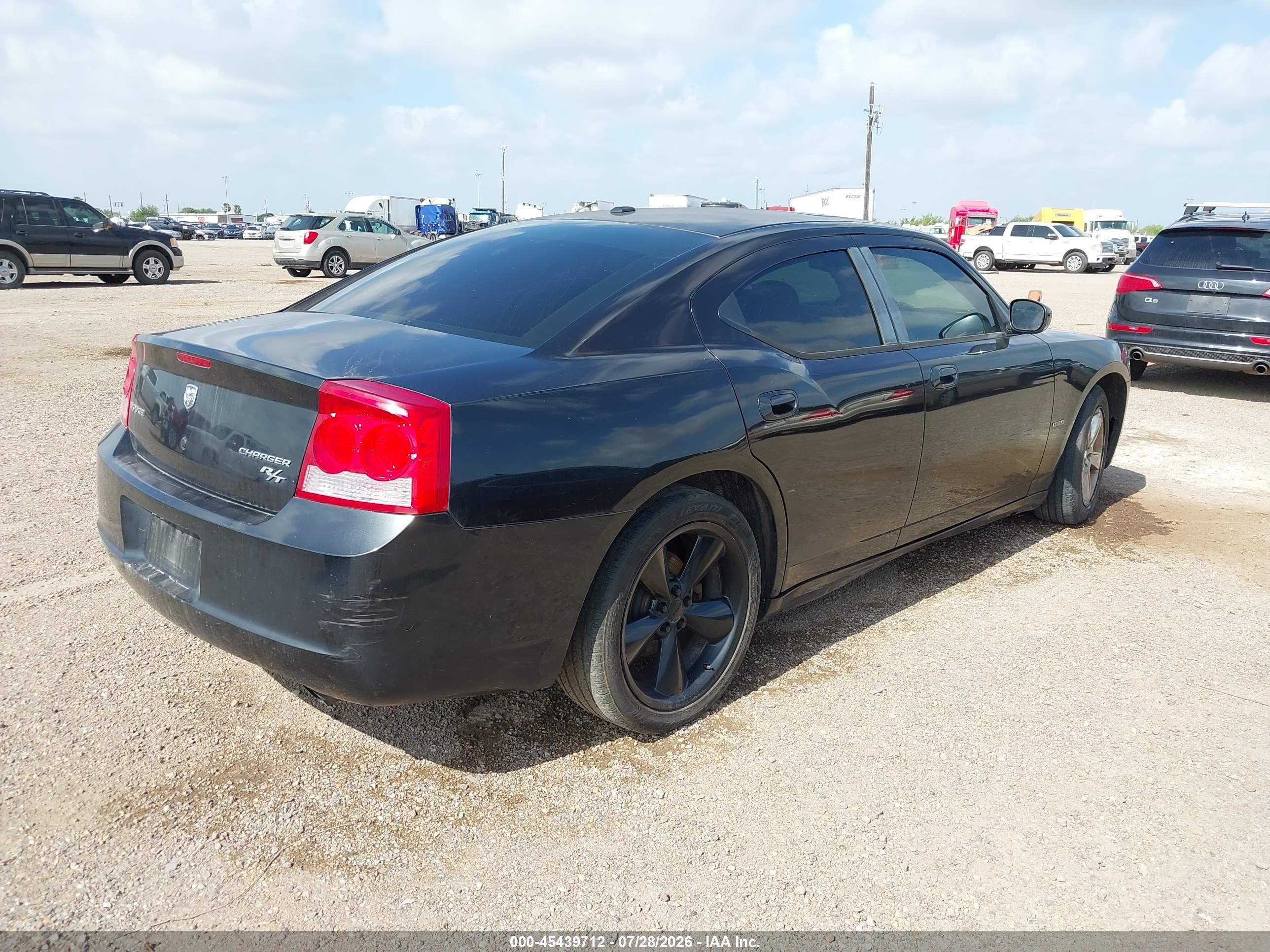 2010 Dodge Charger R/t Black vin: 2B3CA5CT3AH145819