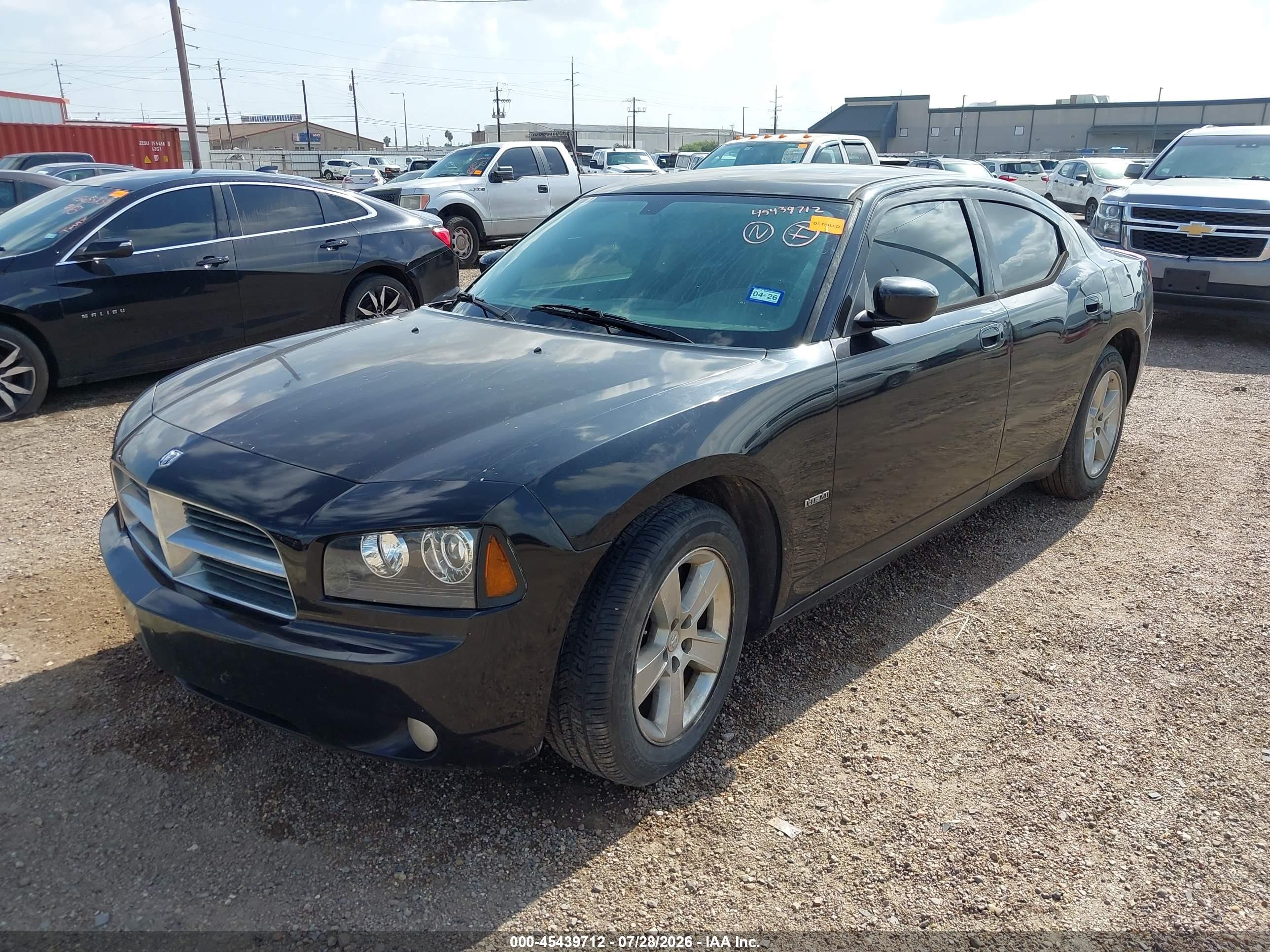 2010 Dodge Charger R/t Black vin: 2B3CA5CT3AH145819