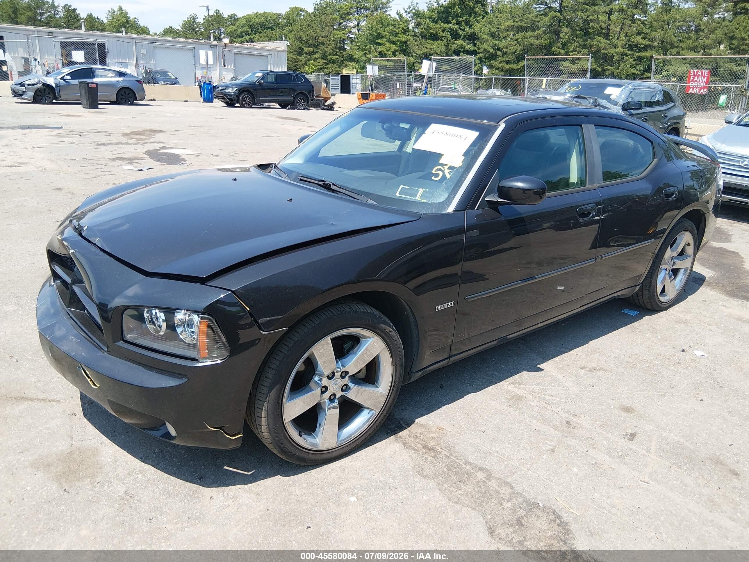 2010 Dodge Charger R/t Black vin: 2B3CA5CT5AH150357