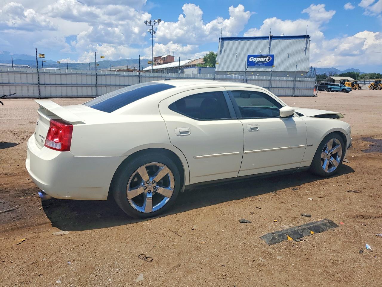2010 Dodge Charger R/t White vin: 2B3CA8CT2AH304783