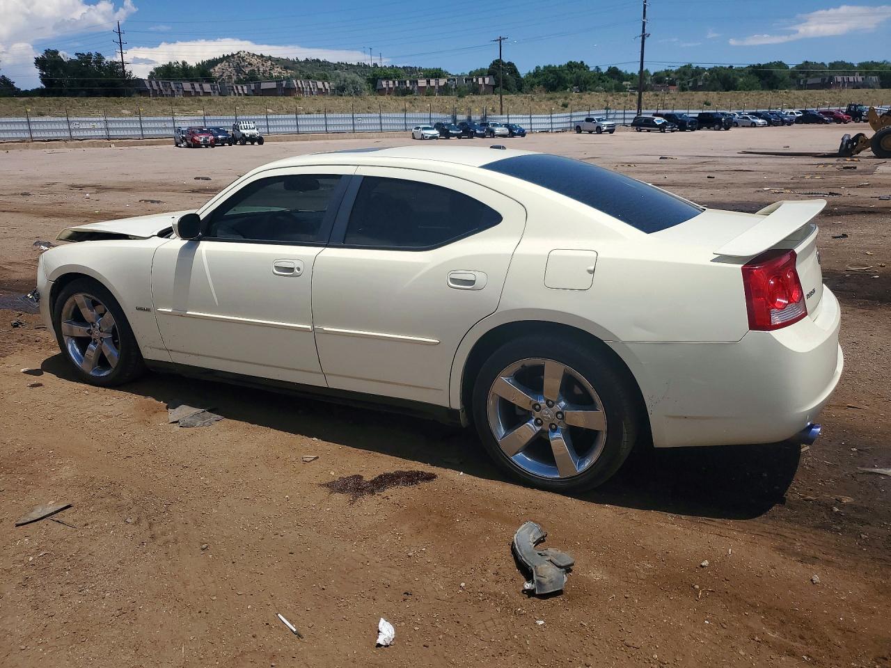 2010 Dodge Charger R/t White vin: 2B3CA8CT2AH304783