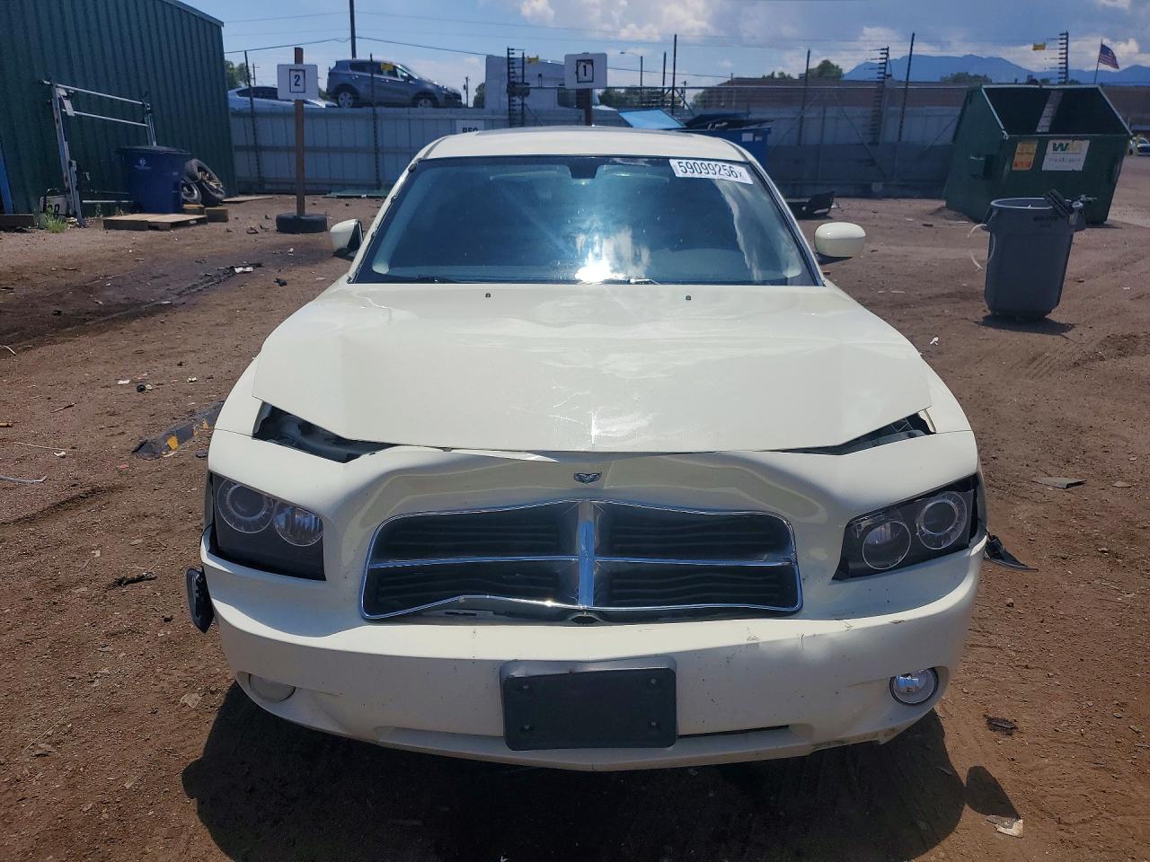 2010 Dodge Charger R/t White vin: 2B3CA8CT2AH304783