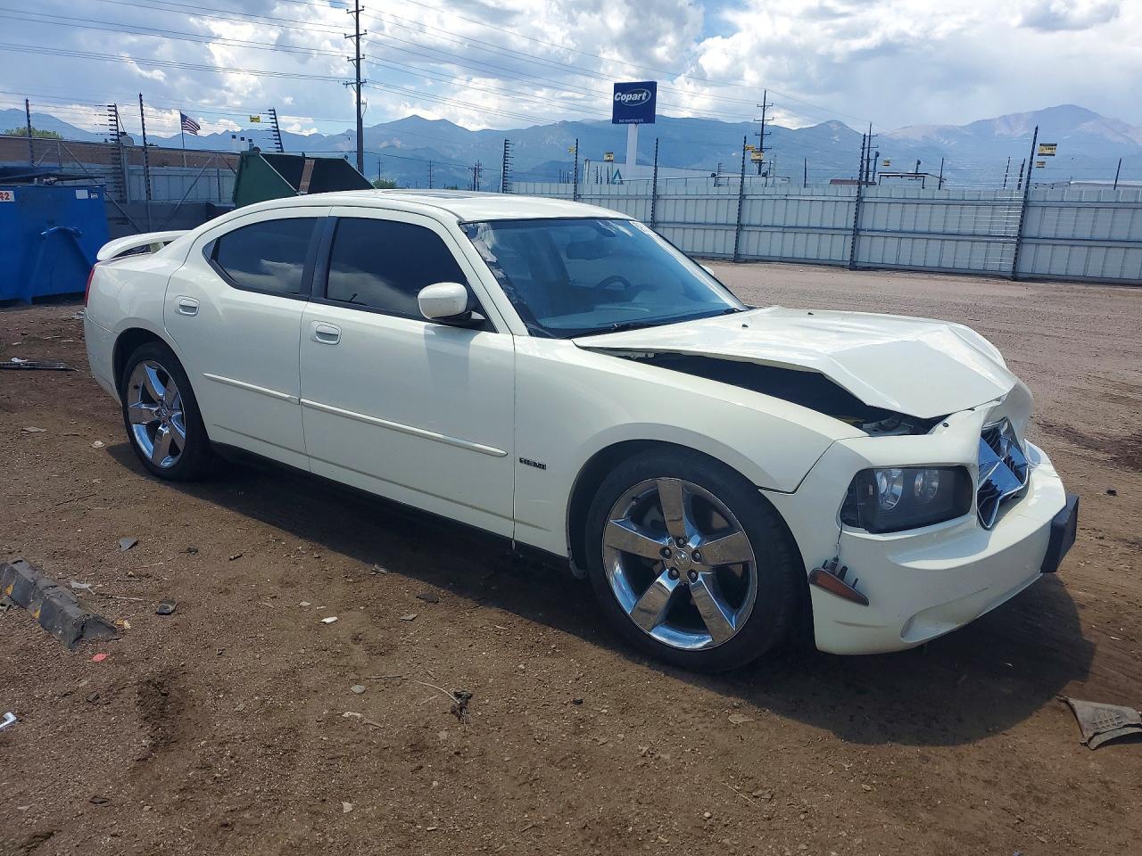 2010 Dodge Charger R/t White vin: 2B3CA8CT2AH304783