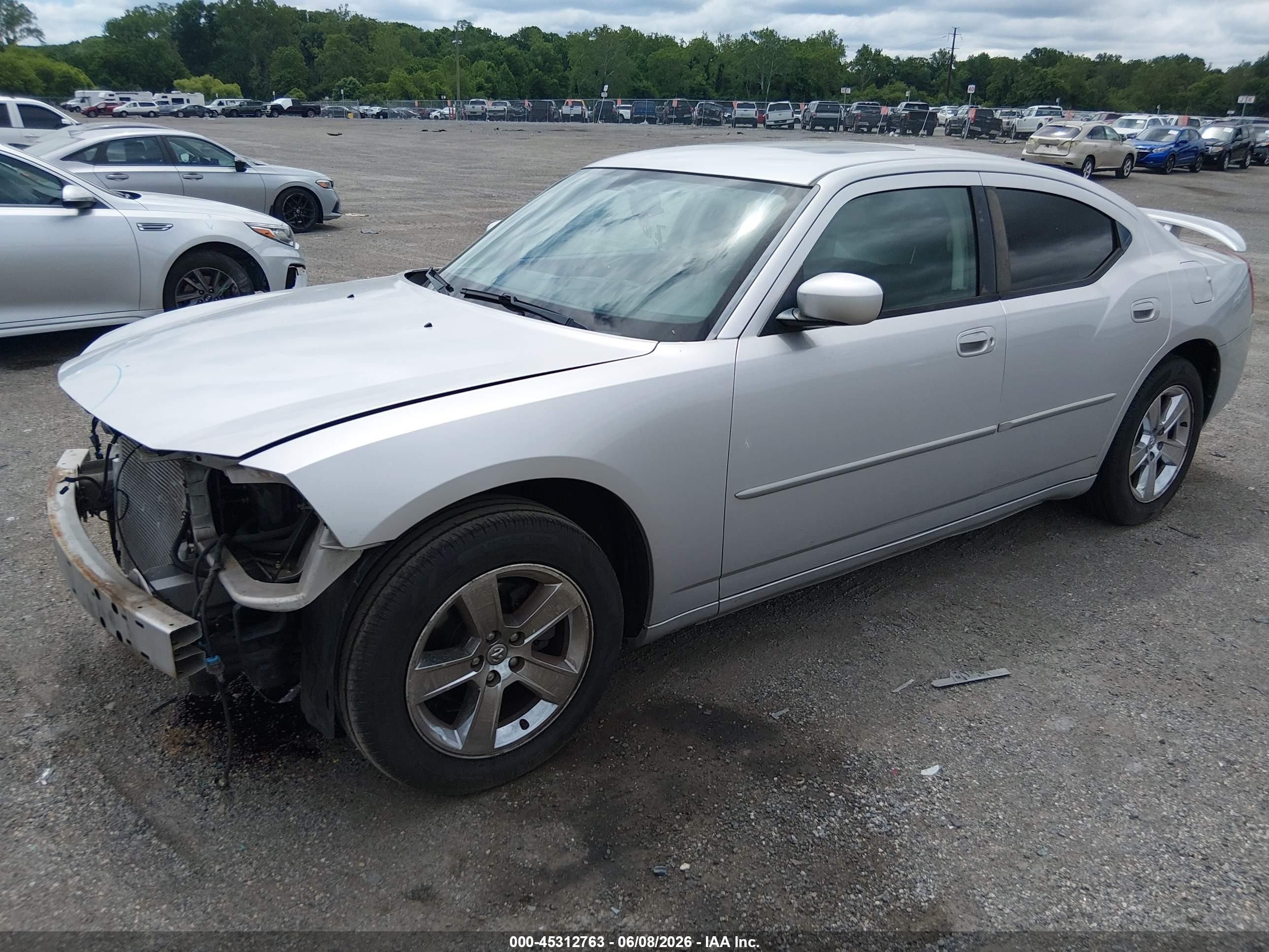 2010 Dodge Charger Rallye Серебряный vin: 2B3CA9CV4AH301648