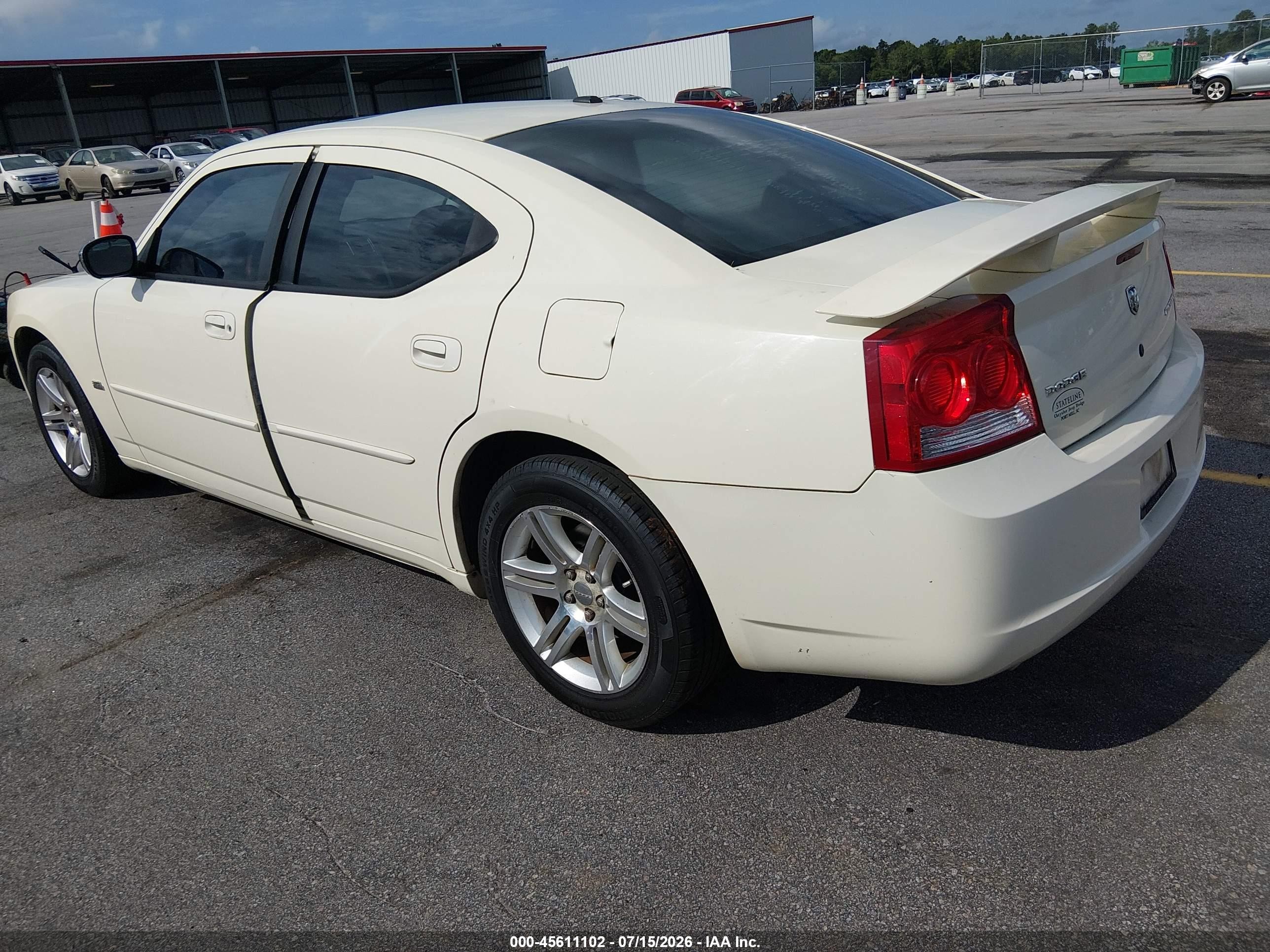 2010 Dodge Charger Rallye White vin: 2B3CA9CV4AH303951
