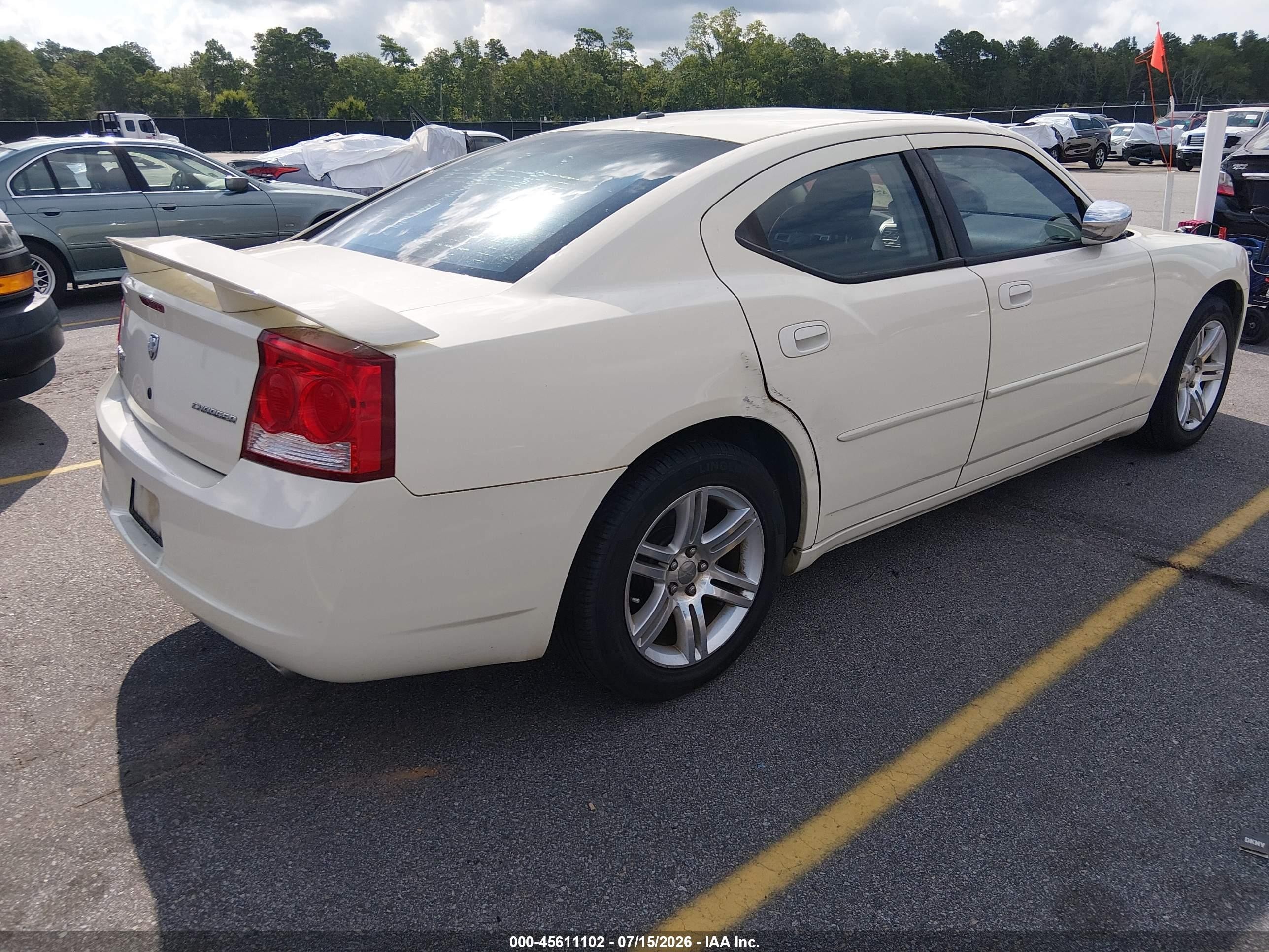 2010 Dodge Charger Rallye White vin: 2B3CA9CV4AH303951