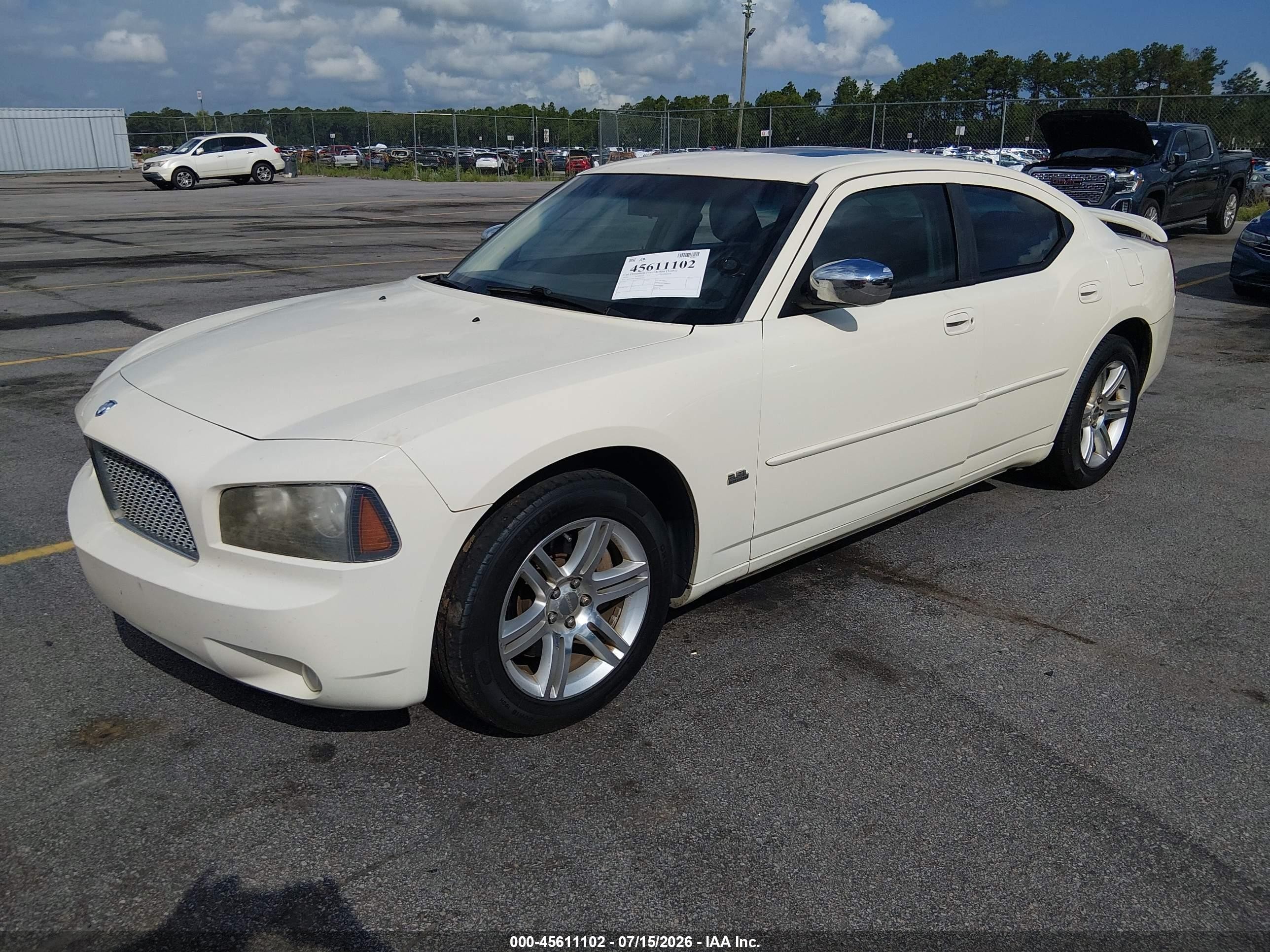 2010 Dodge Charger Rallye White vin: 2B3CA9CV4AH303951