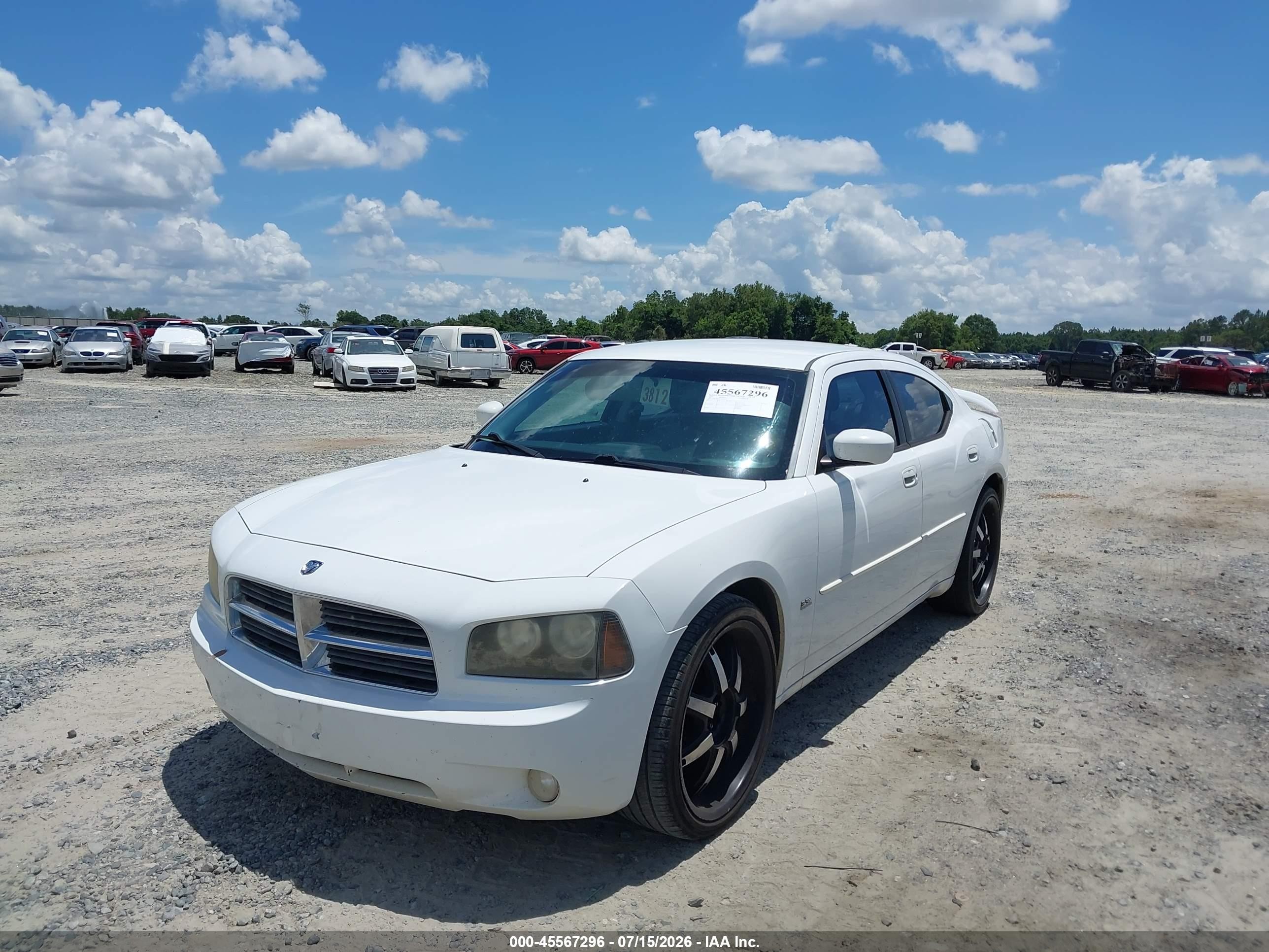 2010 Dodge Charger Rallye White vin: 2B3CA9CV5AH315705