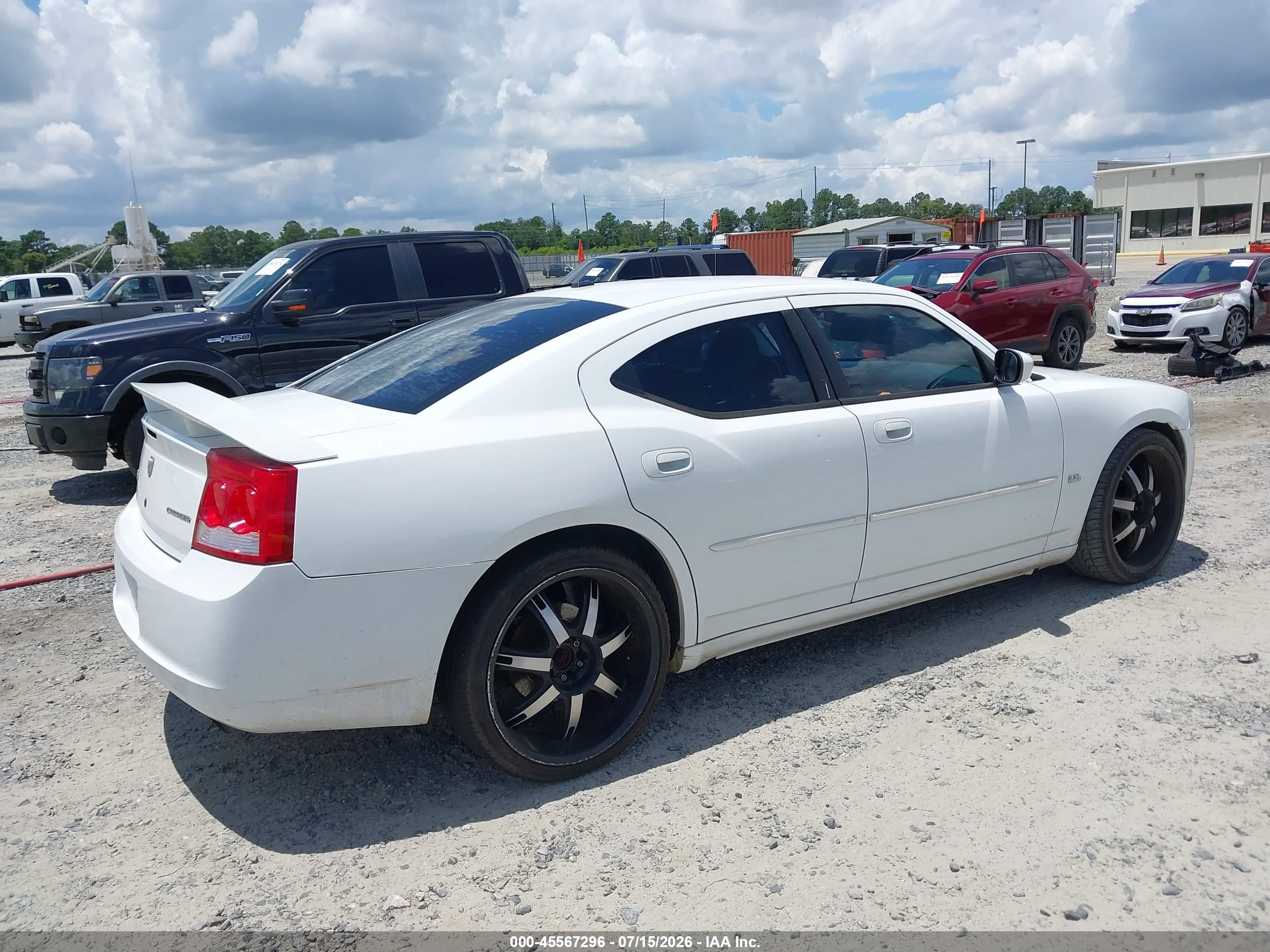 2010 Dodge Charger Rallye White vin: 2B3CA9CV5AH315705