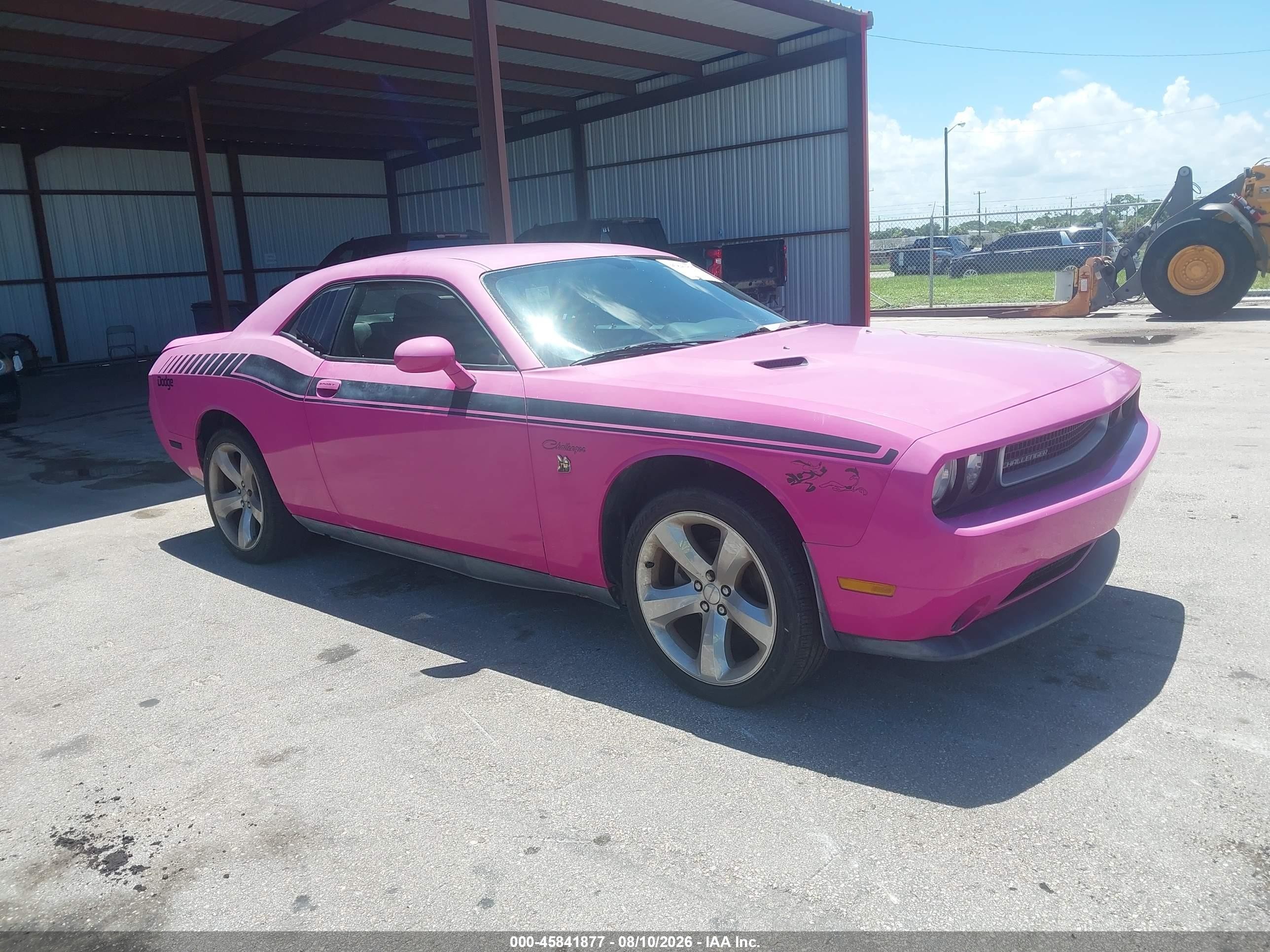 2011 Dodge Challenger   Розовый vin: 2B3CJ4DG2BH516885