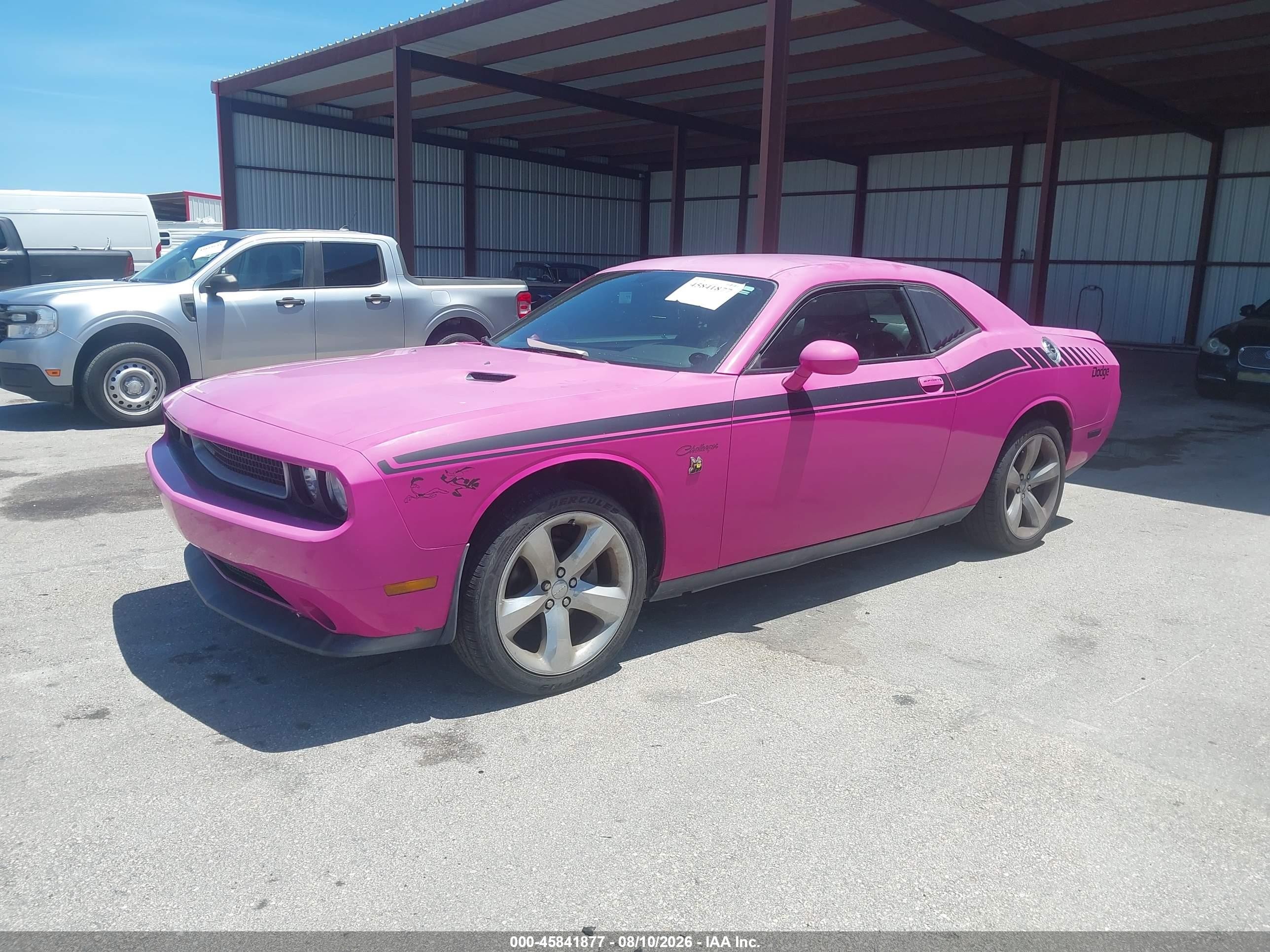 2011 Dodge Challenger   Pink vin: 2B3CJ4DG2BH516885