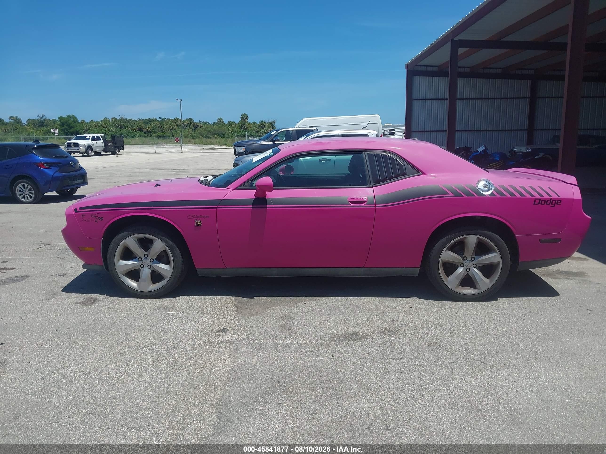 2011 Dodge Challenger   Pink vin: 2B3CJ4DG2BH516885