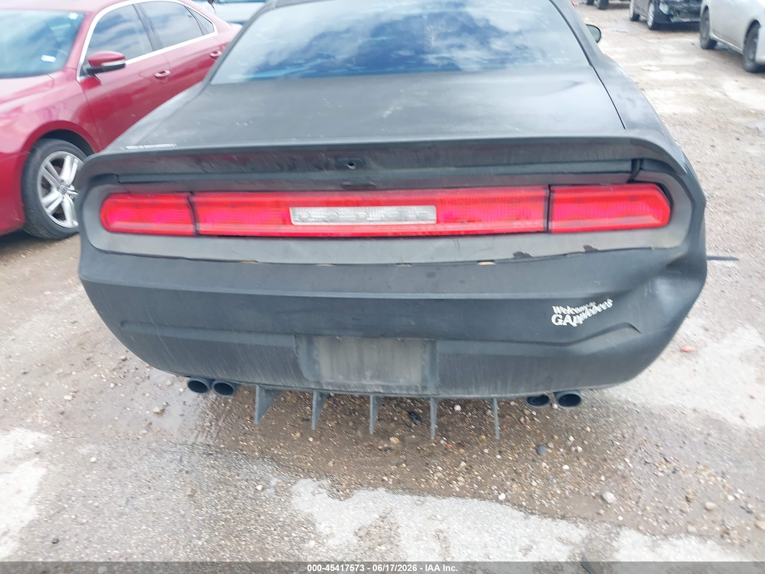 2011 Dodge Challenger   Черный vin: 2B3CJ4DG2BH542497