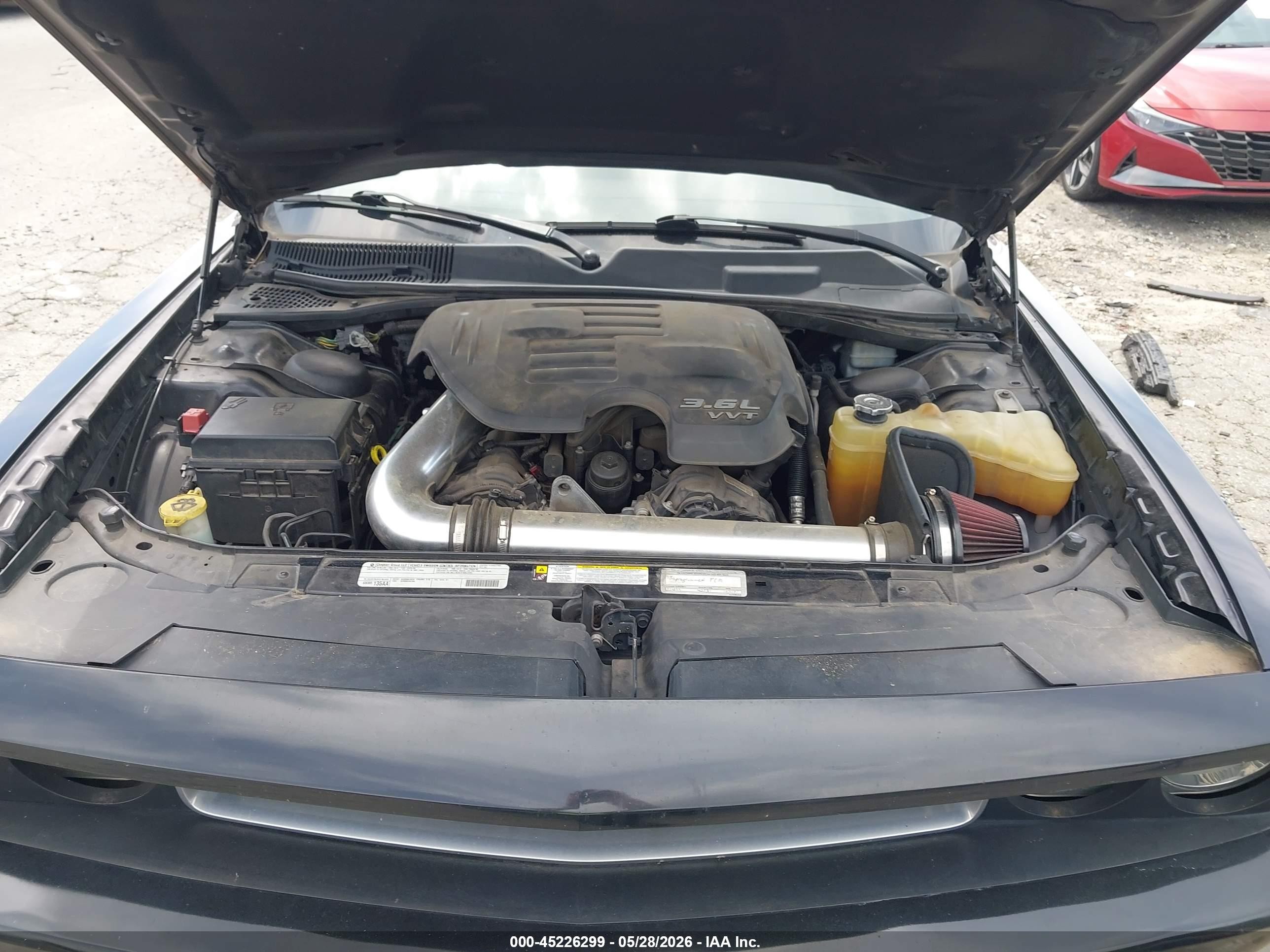 2011 Dodge Challenger   Черный vin: 2B3CJ4DG3BH510772