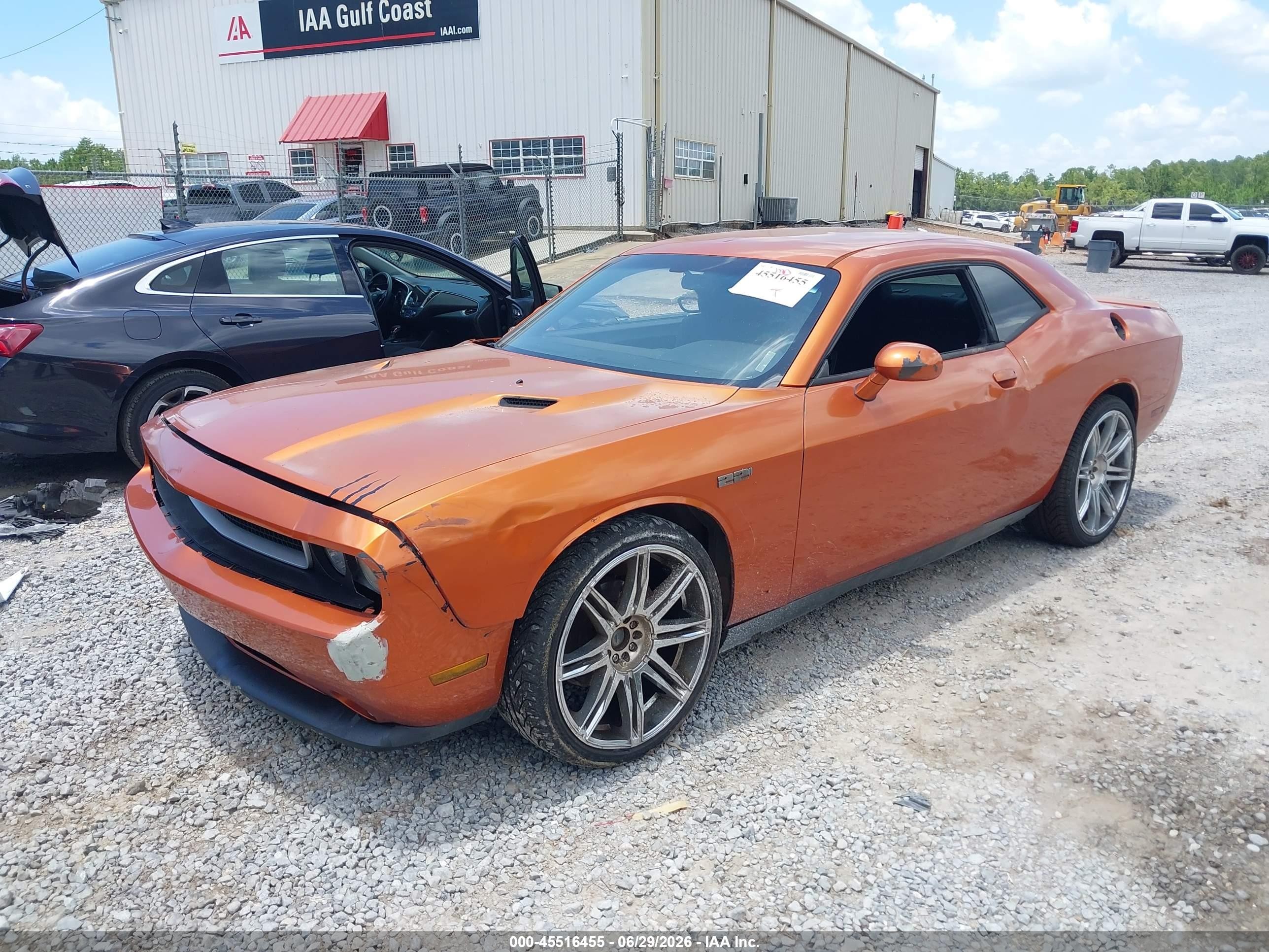 2011 Dodge Challenger   Оранжевый vin: 2B3CJ4DG4BH509954