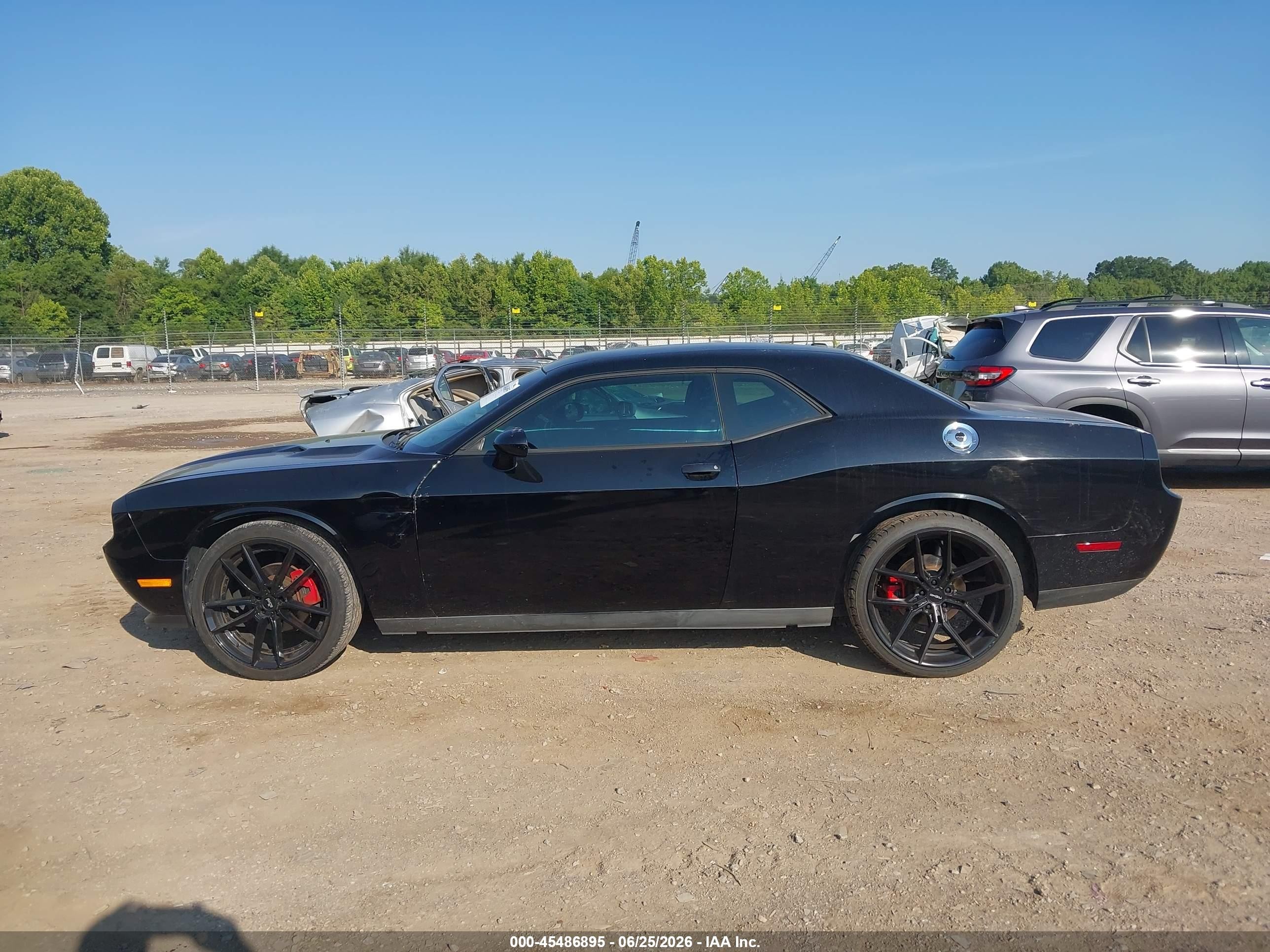 2011 Dodge Challenger   Black vin: 2B3CJ4DG5BH603910