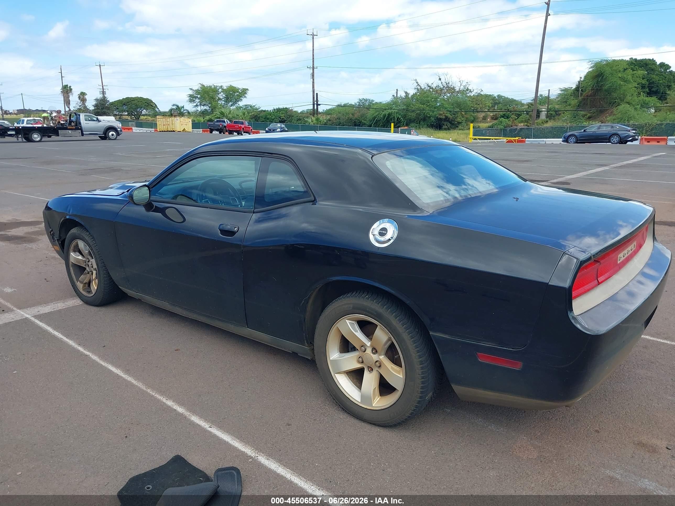 2011 Dodge Challenger   Black vin: 2B3CJ4DG6BH510460